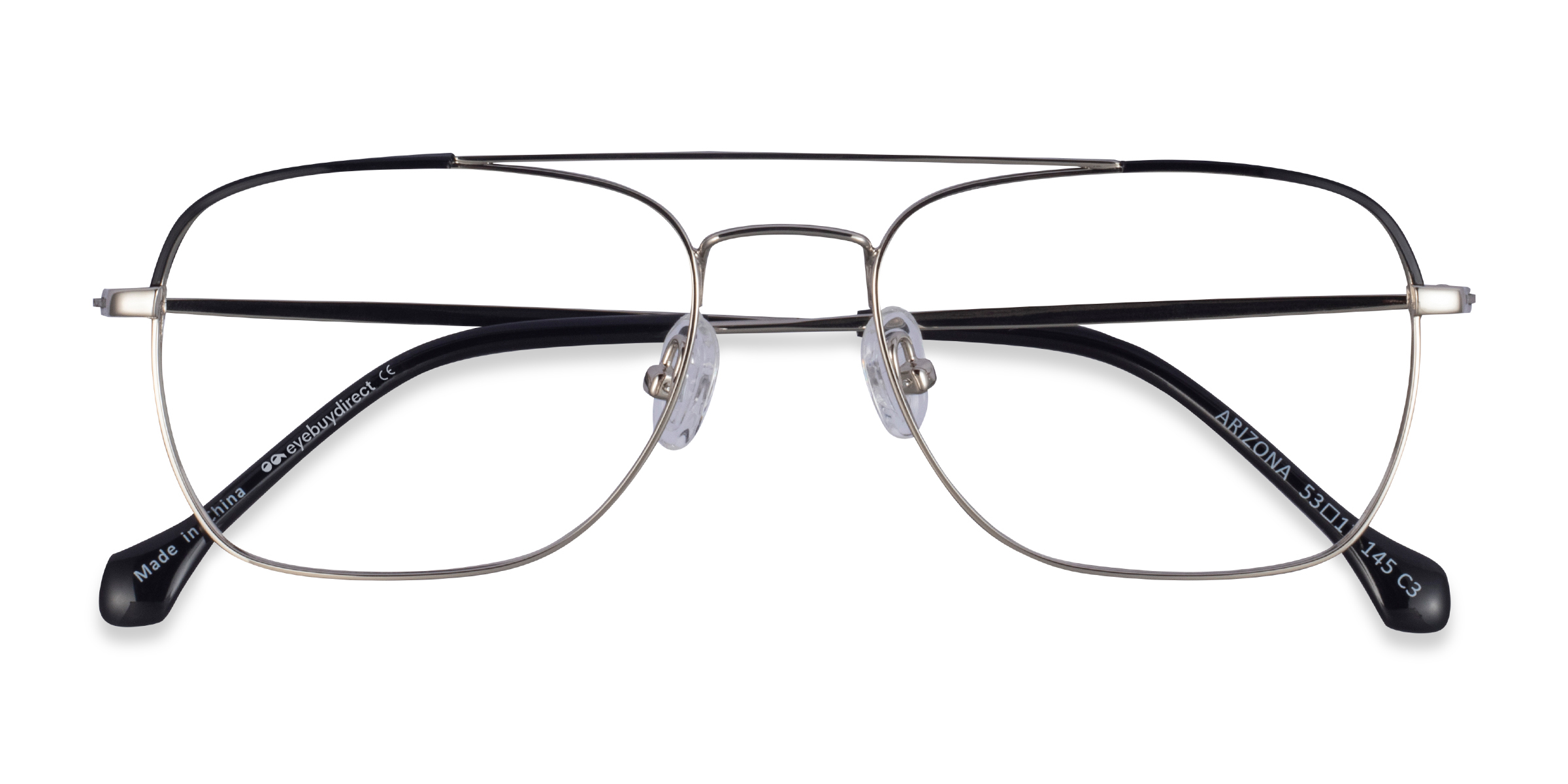 Silver Black Arizona -  Acétate Lunettes de vue