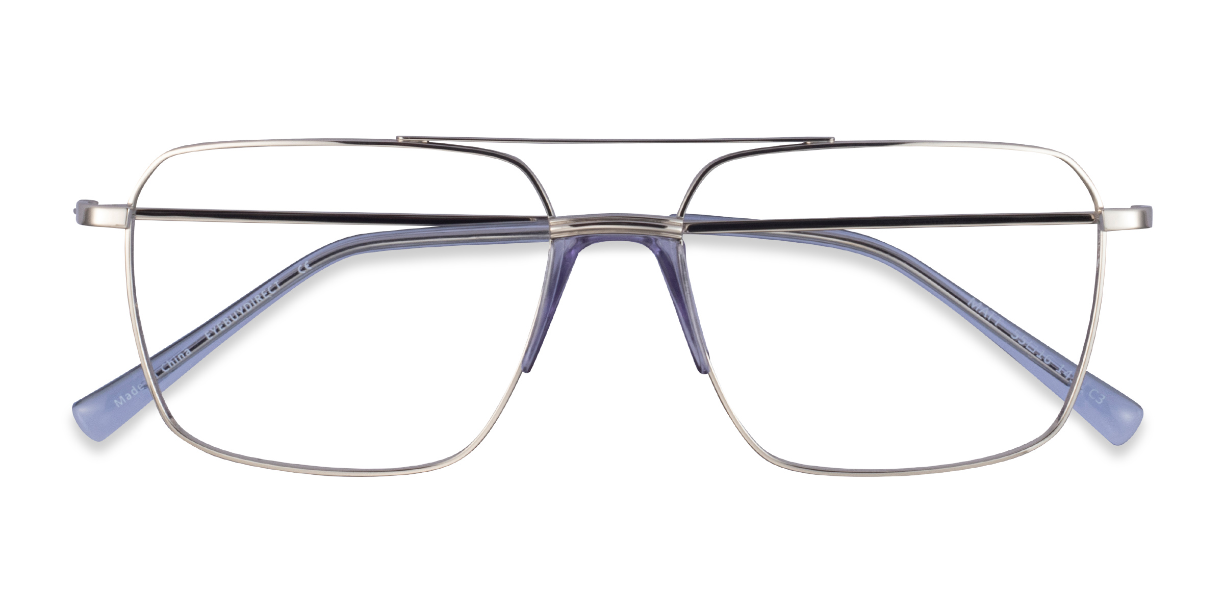 Silver Blue Matt -  Acétate Lunettes de vue