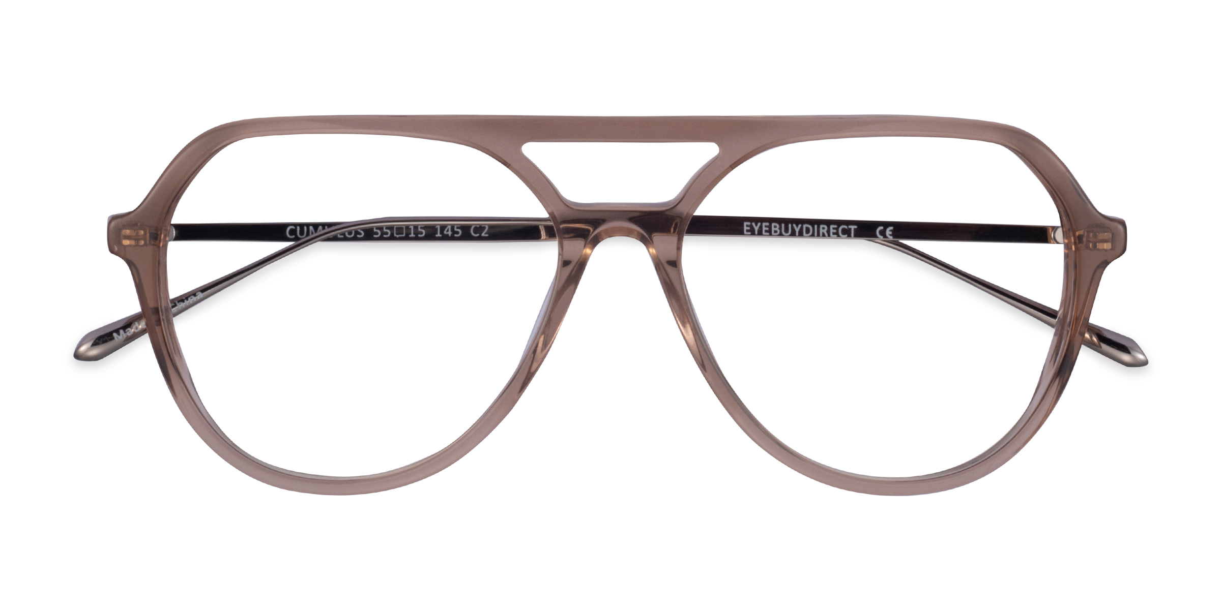 Clear Brown Silver Cumulus -  Acétate Lunettes de vue