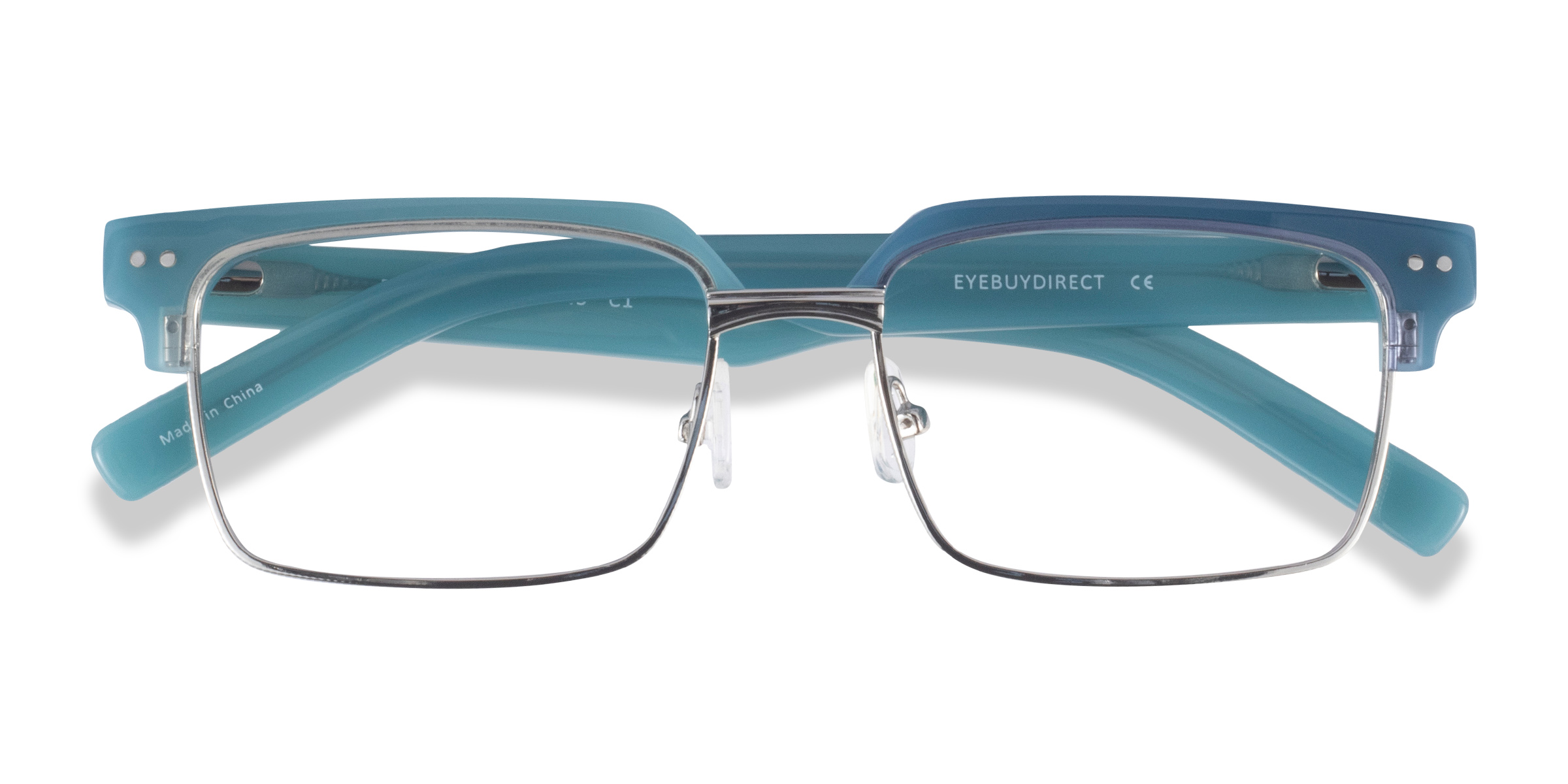 Blue Silver Byron -  Acetate Eyeglasses