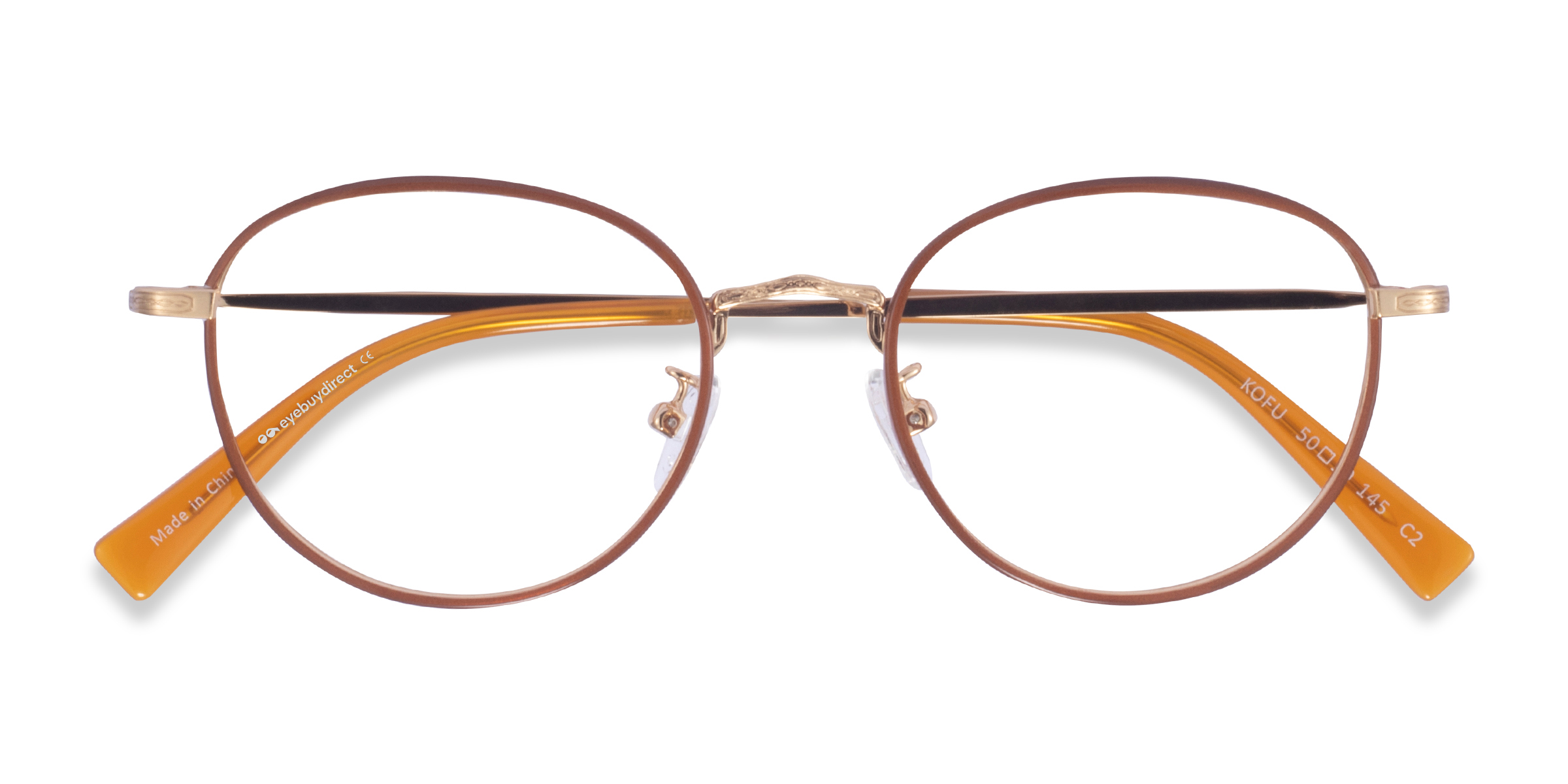 Brown Gold Kofu -  Acétate Lunettes de vue
