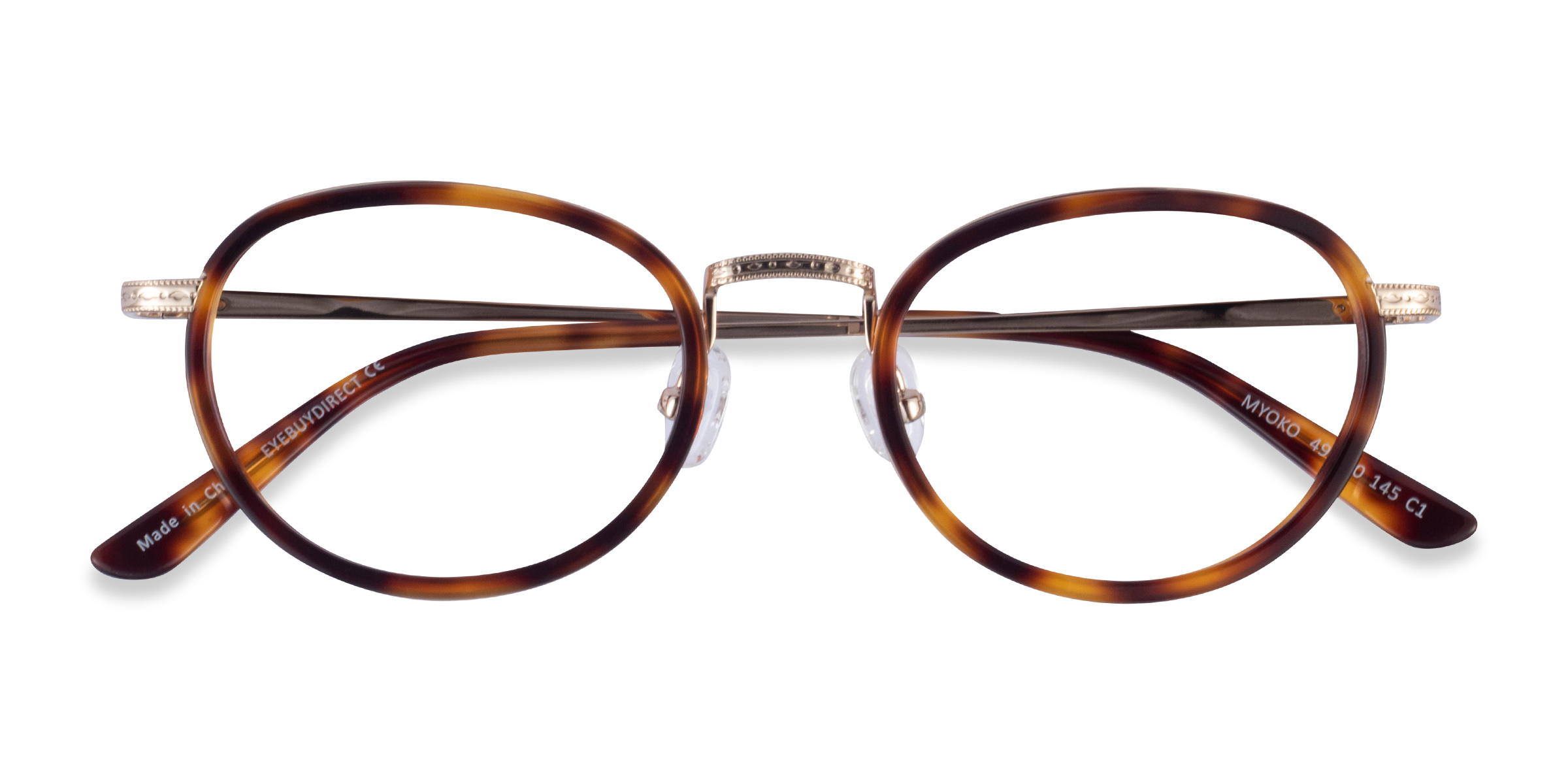 Tortoise Gold Myoko - Acétate Lunettes de vue