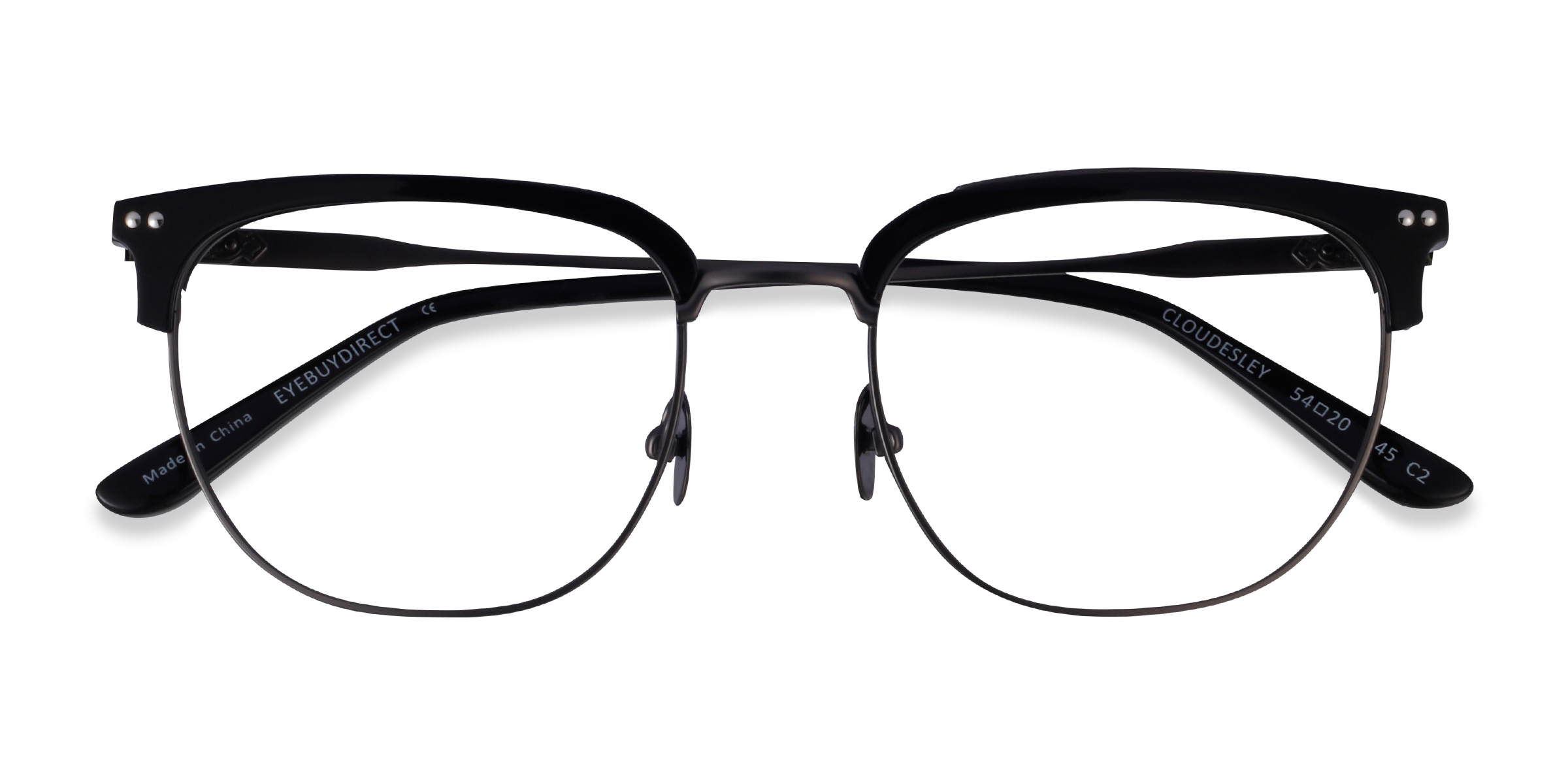 Black Gunmetal Cloudesley -  Acétate Lunettes de vue