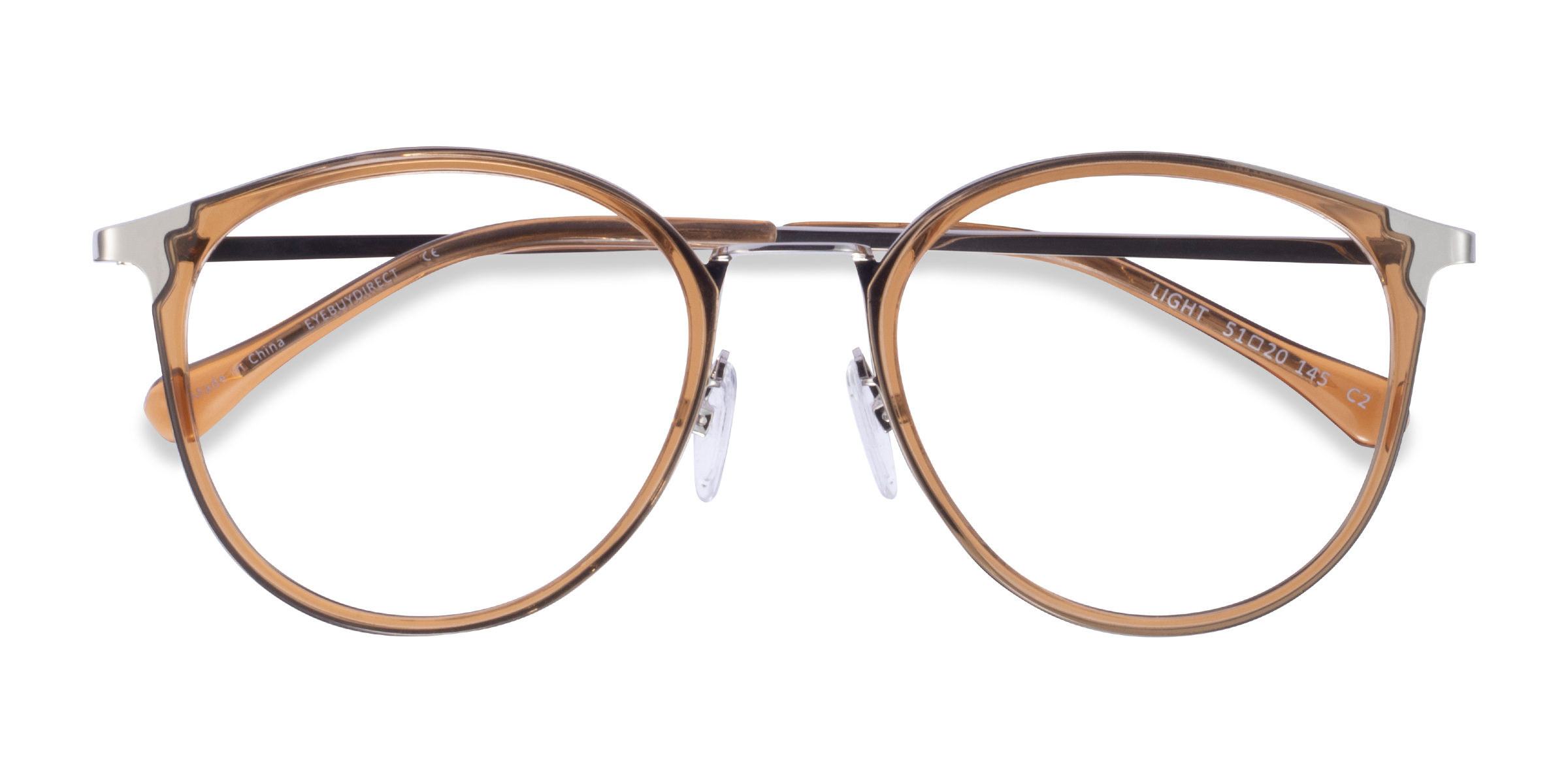 Clear Brown Silver Light -  Acétate Lunettes de vue