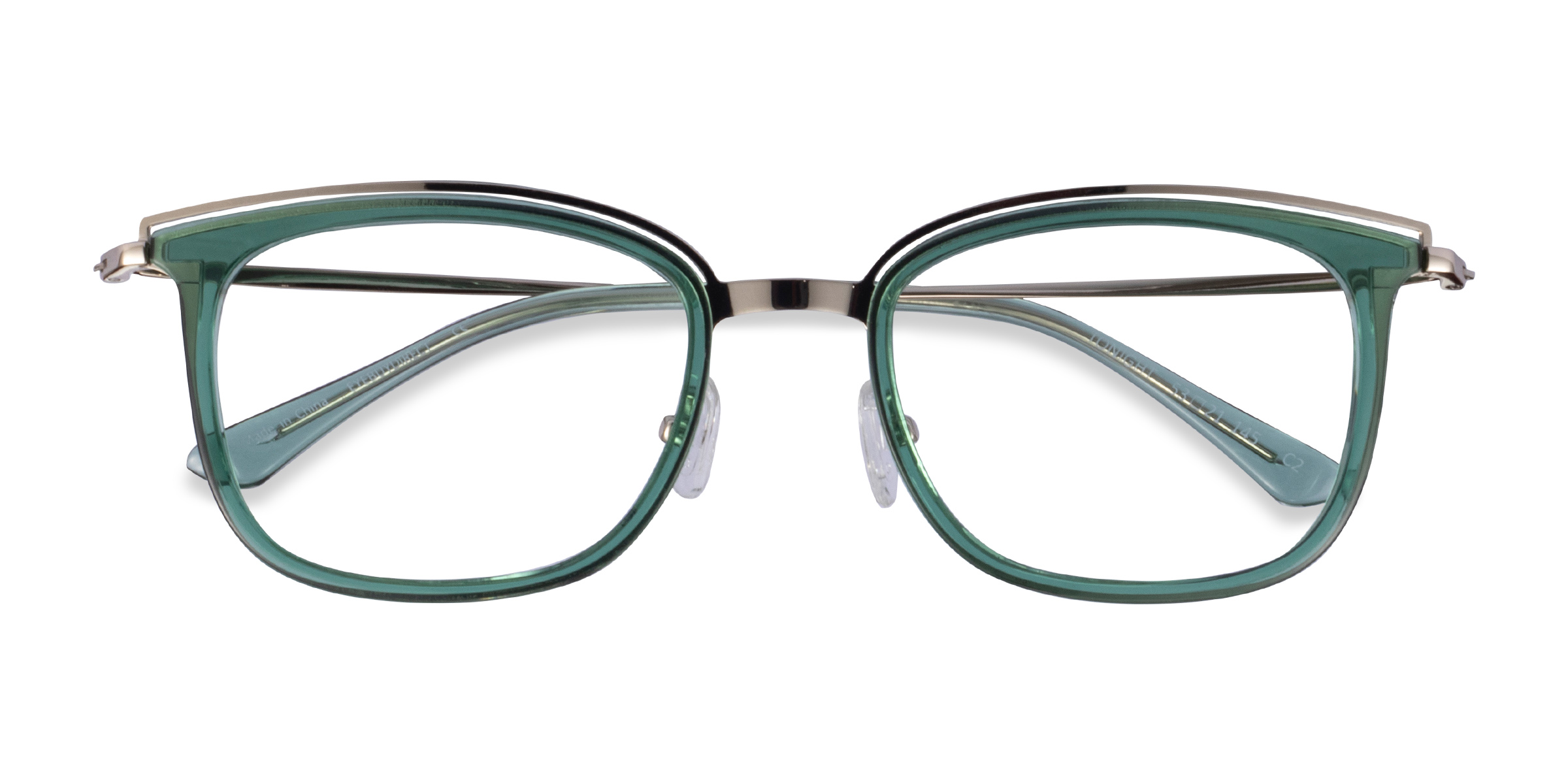 Clear Green Gold Tonight -  Acétate Lunettes de vue