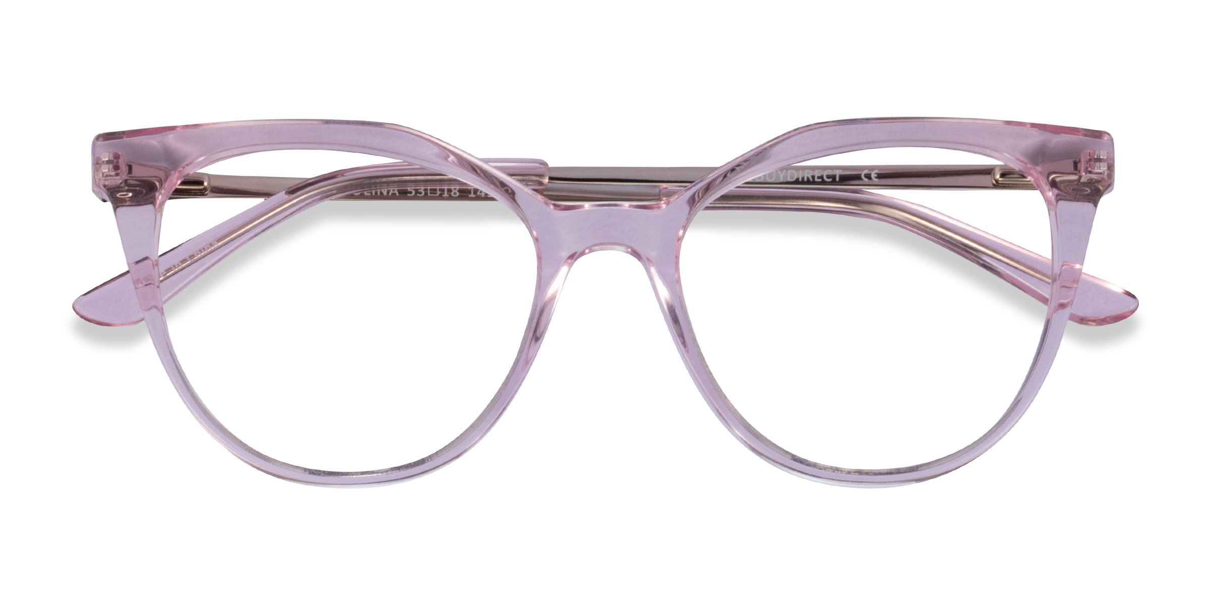 Clear Pink Carolina -  Acétate Lunettes de vue
