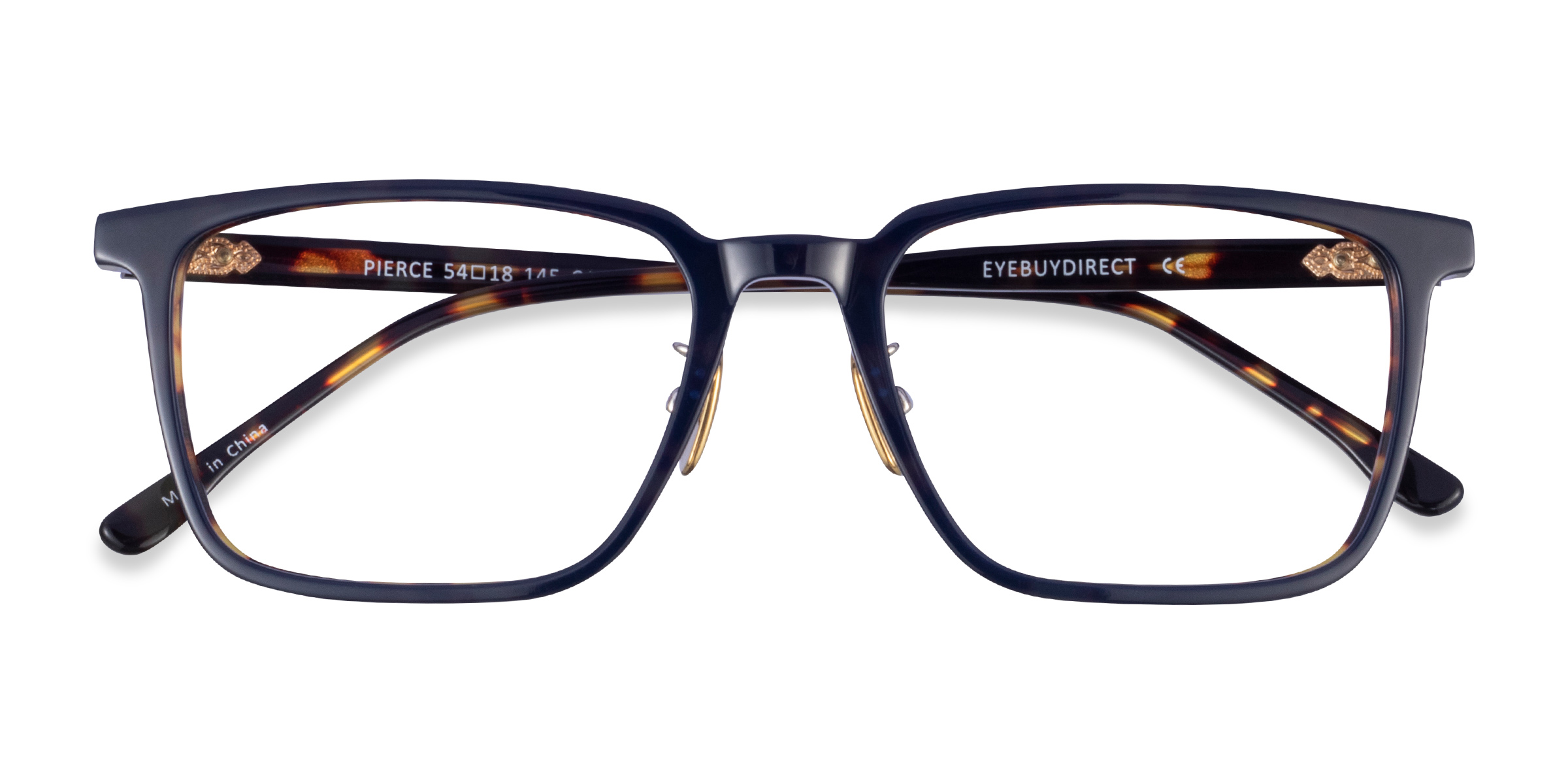 Blue Tortoise Pierce -  Acétate Lunettes de vue