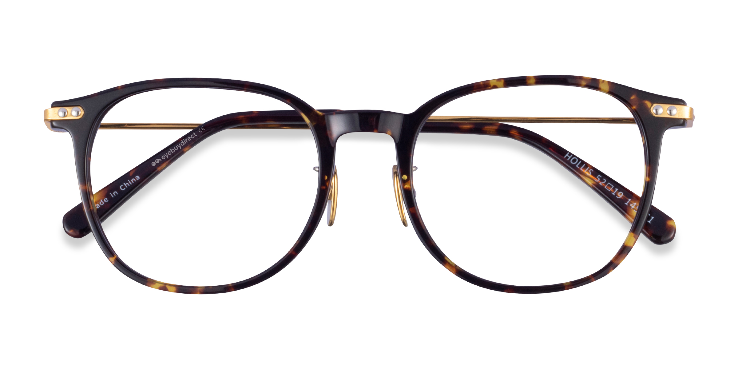 Tortoise Gold Hollis -  Acétate Lunettes de vue