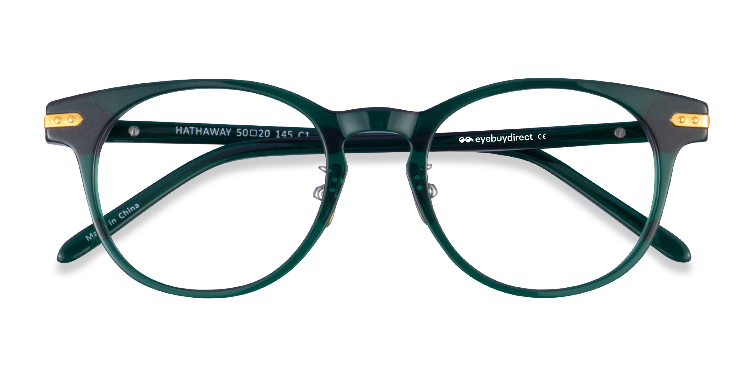 Green &Gold Hathaway -  Acetate Eyeglasses