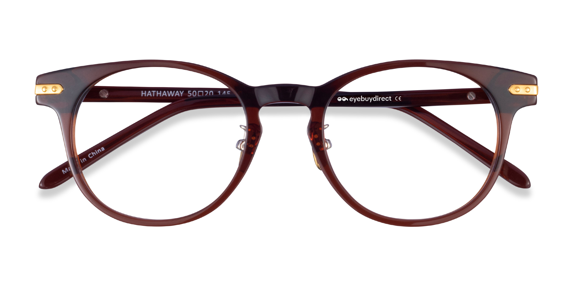 Brown &Gold Hathaway -  Acétate Lunettes de vue