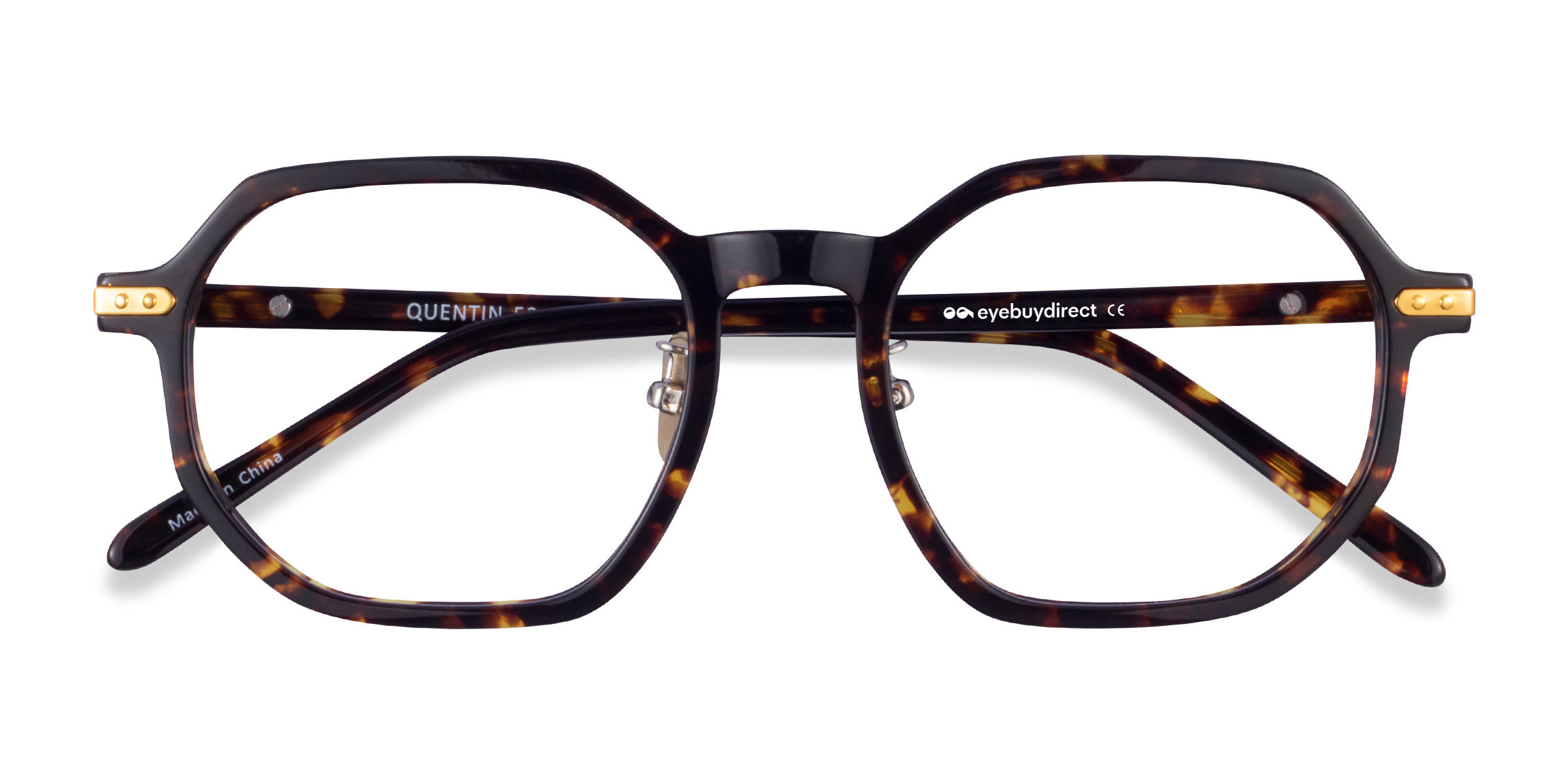 Tortoise Gold Quentin -  Acetate Eyeglasses