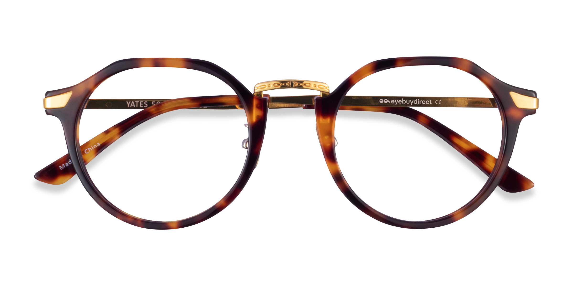 Tortoise Gold Yates -  Acétate Lunettes de vue