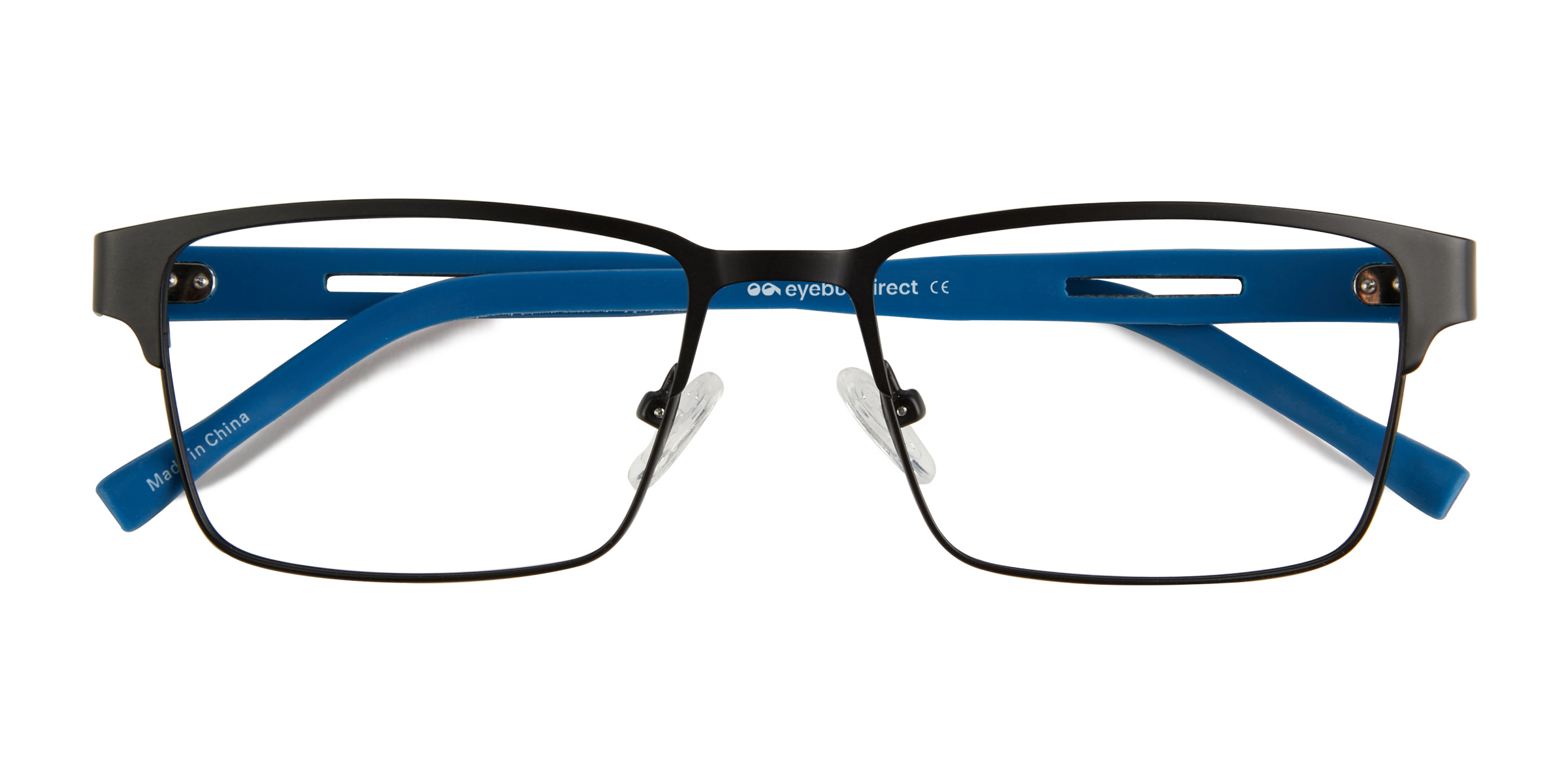 Matte Black Blue Victory -  Carbon-fiber Lunettes de vue