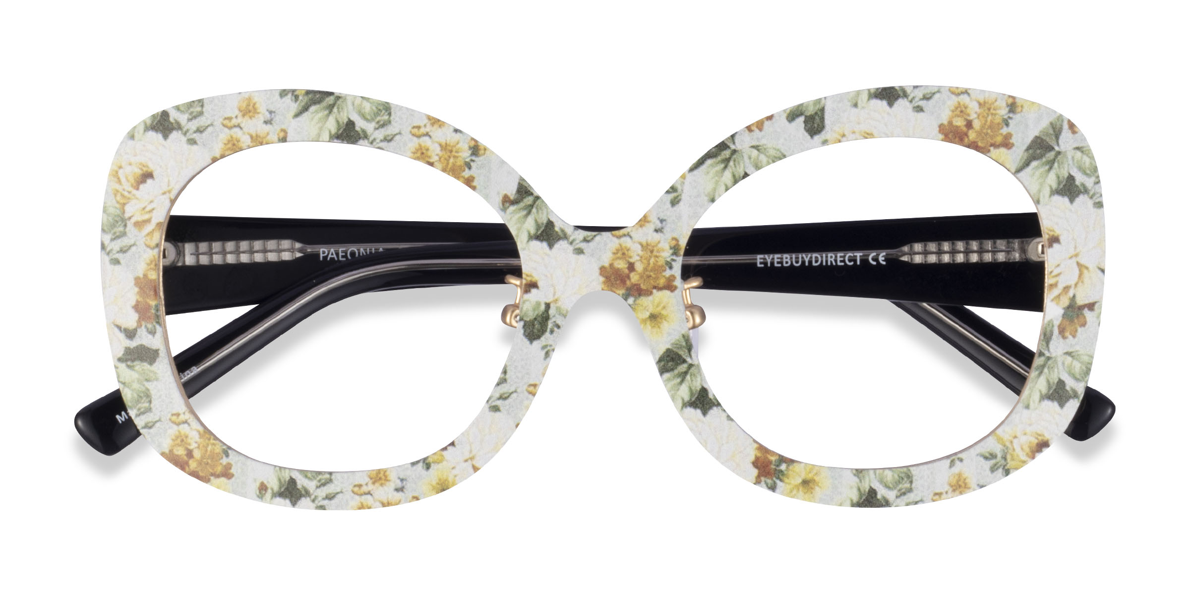 Yellow Floral Paeonia -  Acétate Lunettes de vue