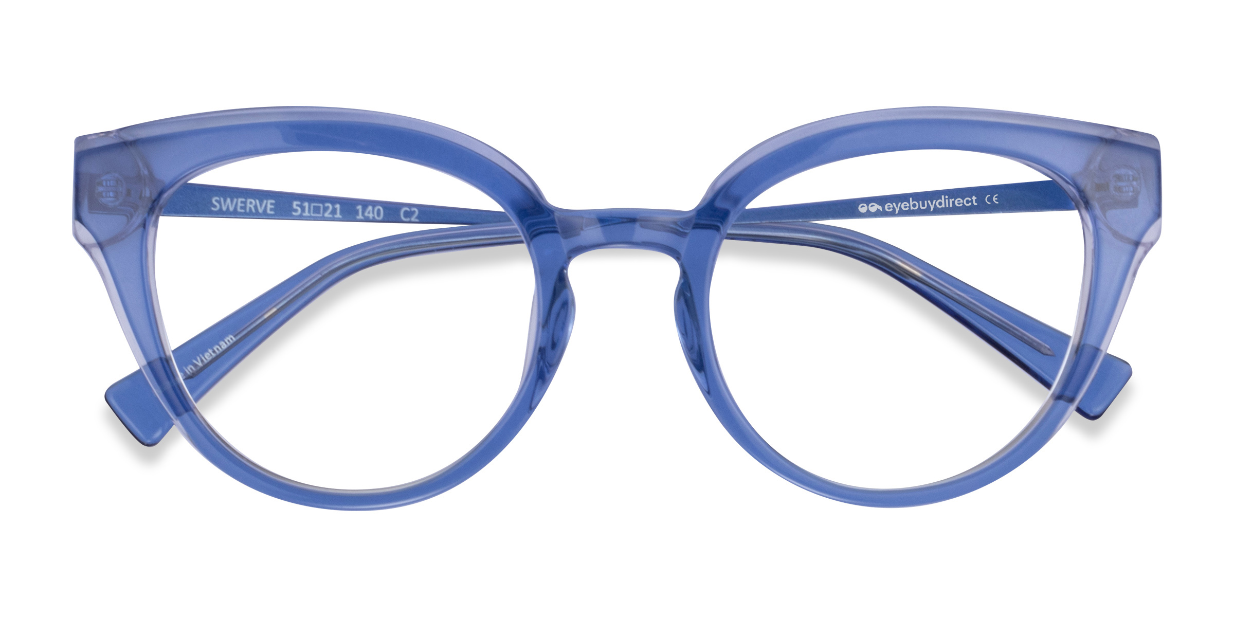Clear Blue Swerve -  Acétate Lunettes de vue