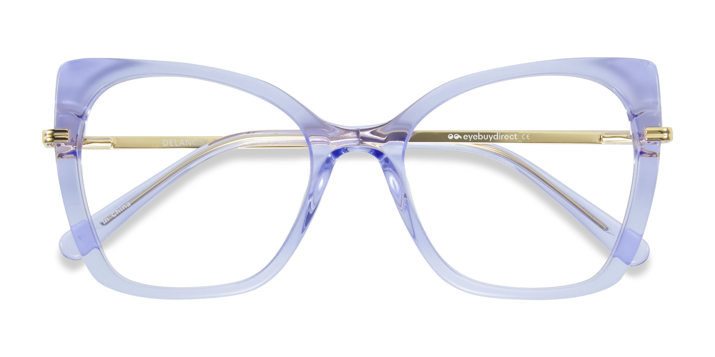 Clear Blue Purple Delancey -  Acétate Lunettes de vue