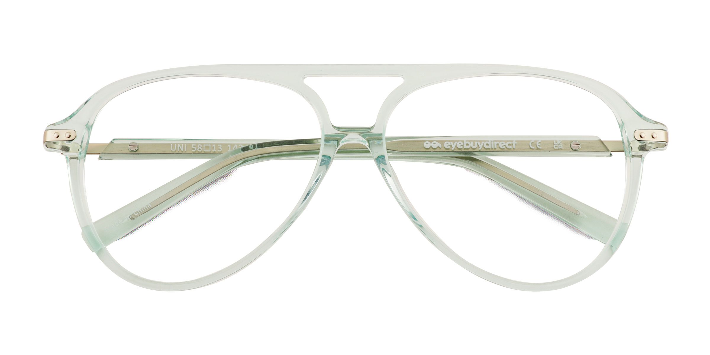Clear Green Uni - Acétate Lunettes de vue
