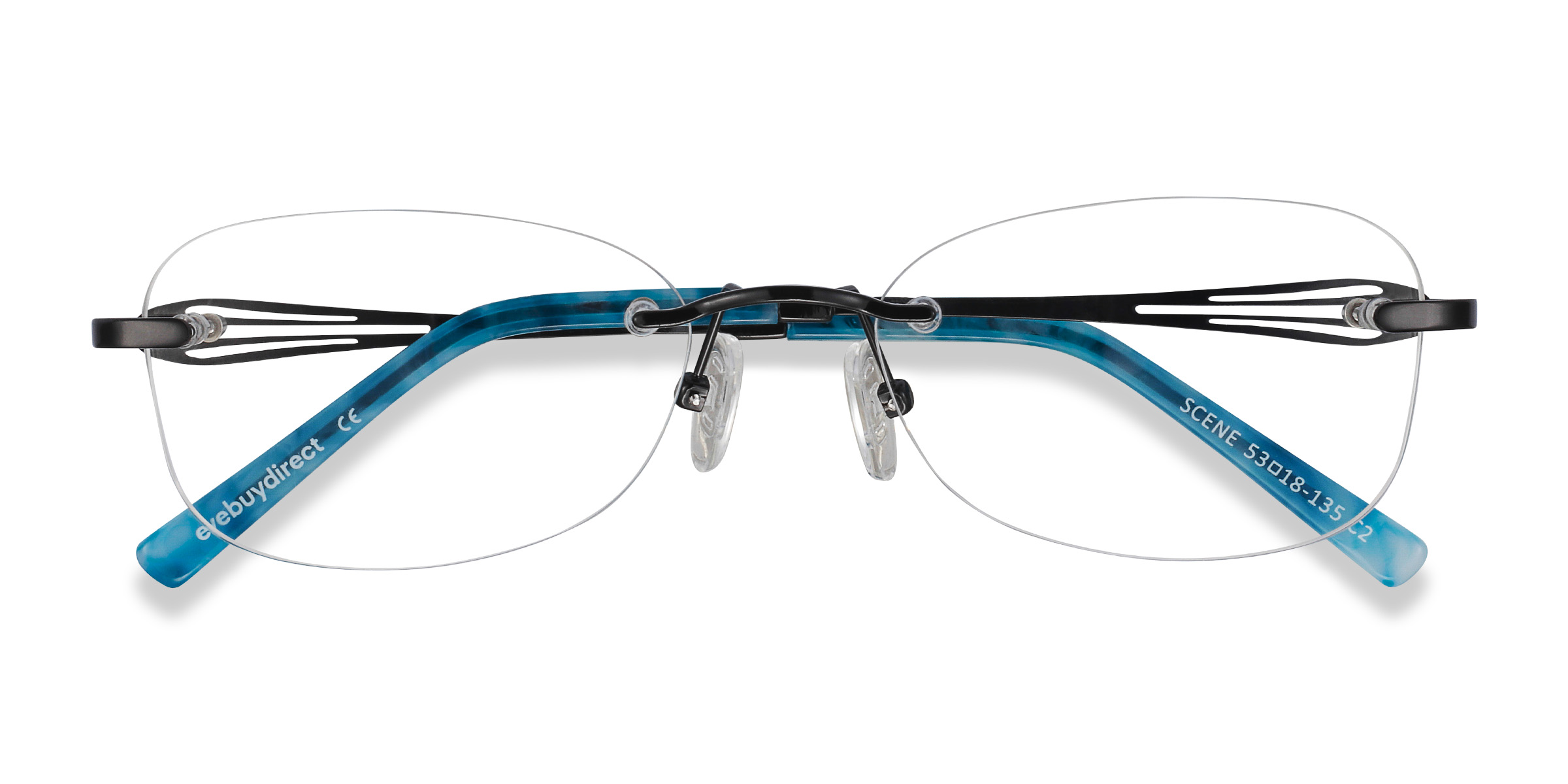 Noir Scene -  Métal Lunettes de vue