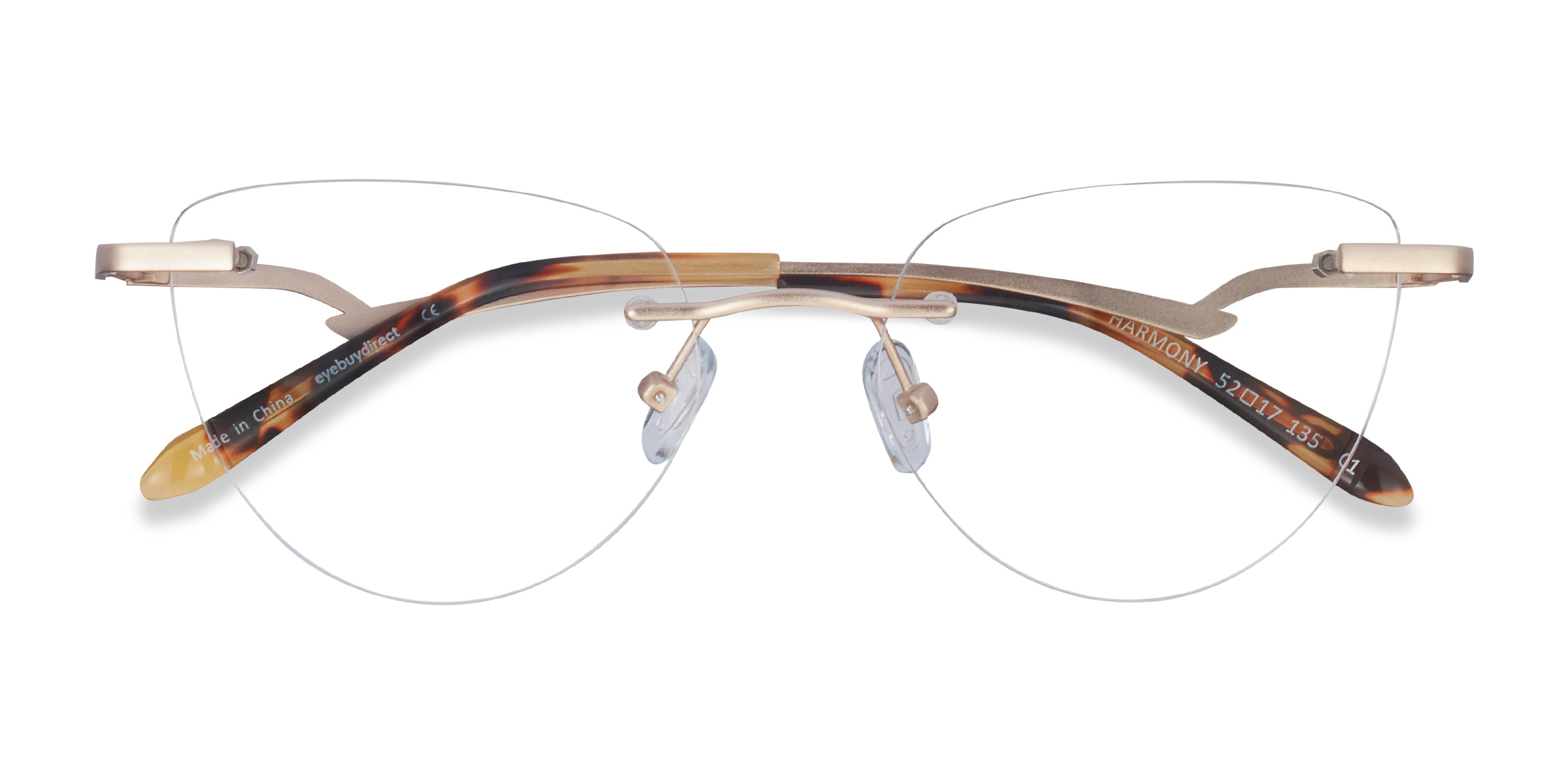 Matte Gold Harmony -  Métal Lunettes de vue