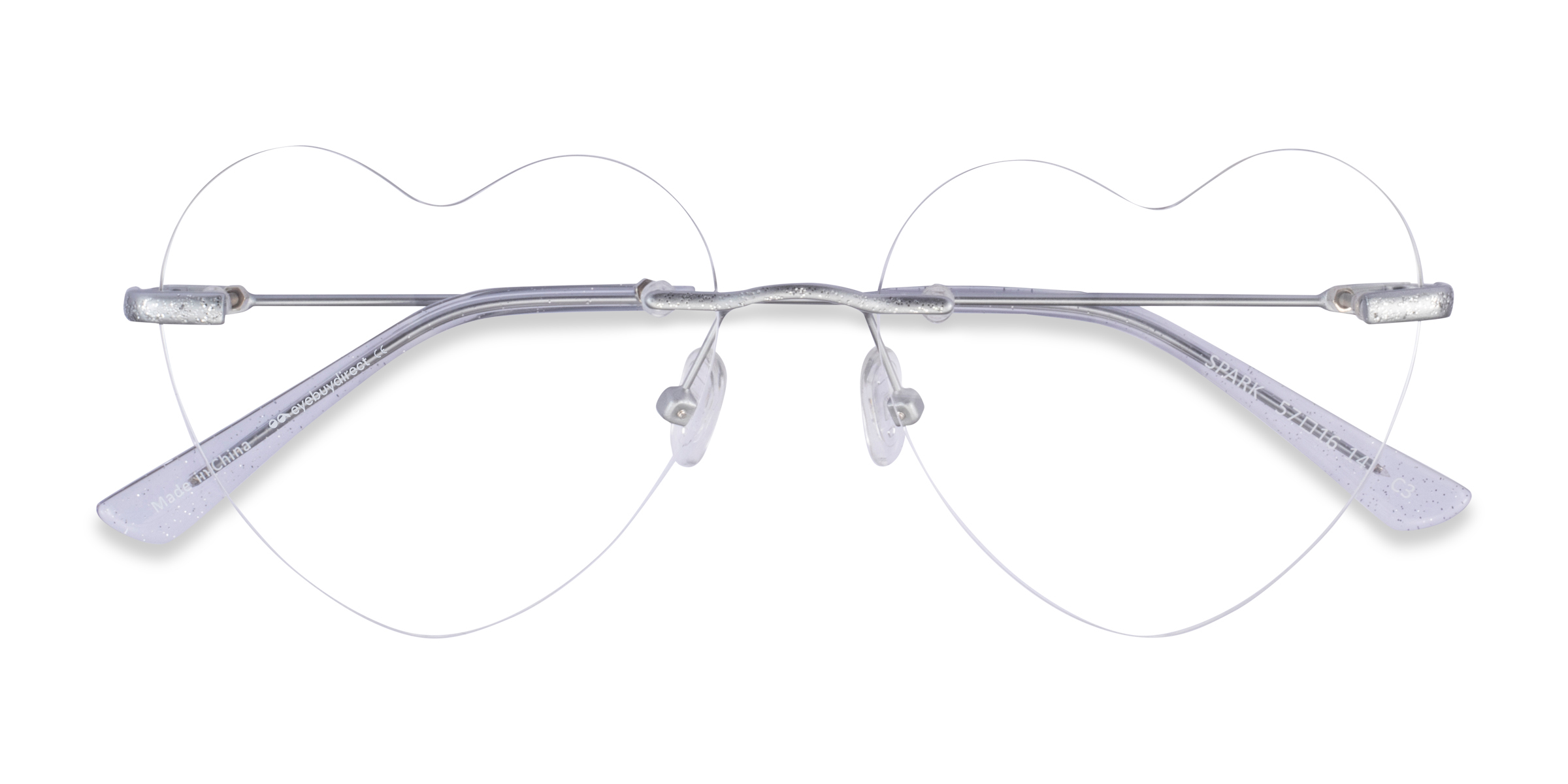 Glitter Silver Spark -  Métal Lunettes de vue