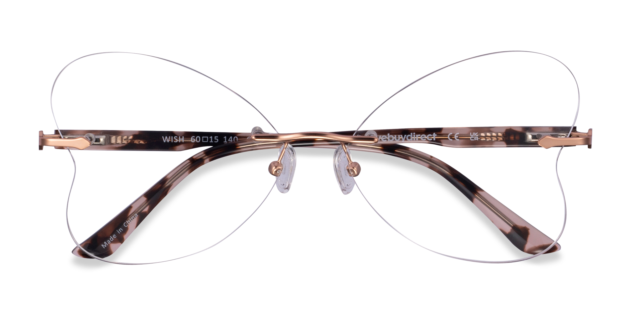 Matt Rose Gold Wish -  Métal Lunettes de vue