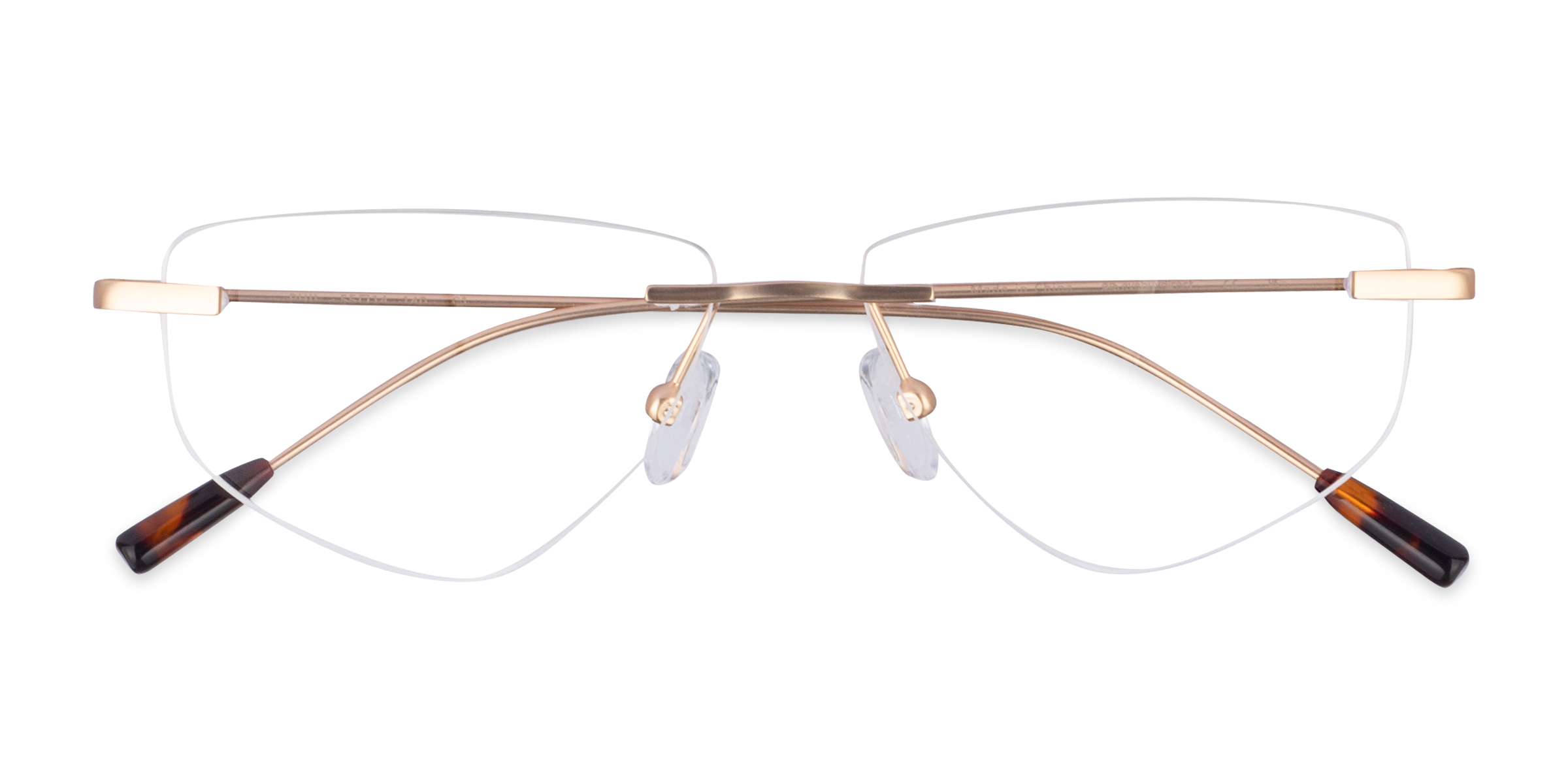 Matte Gold Phil -  Métal Lunettes de vue