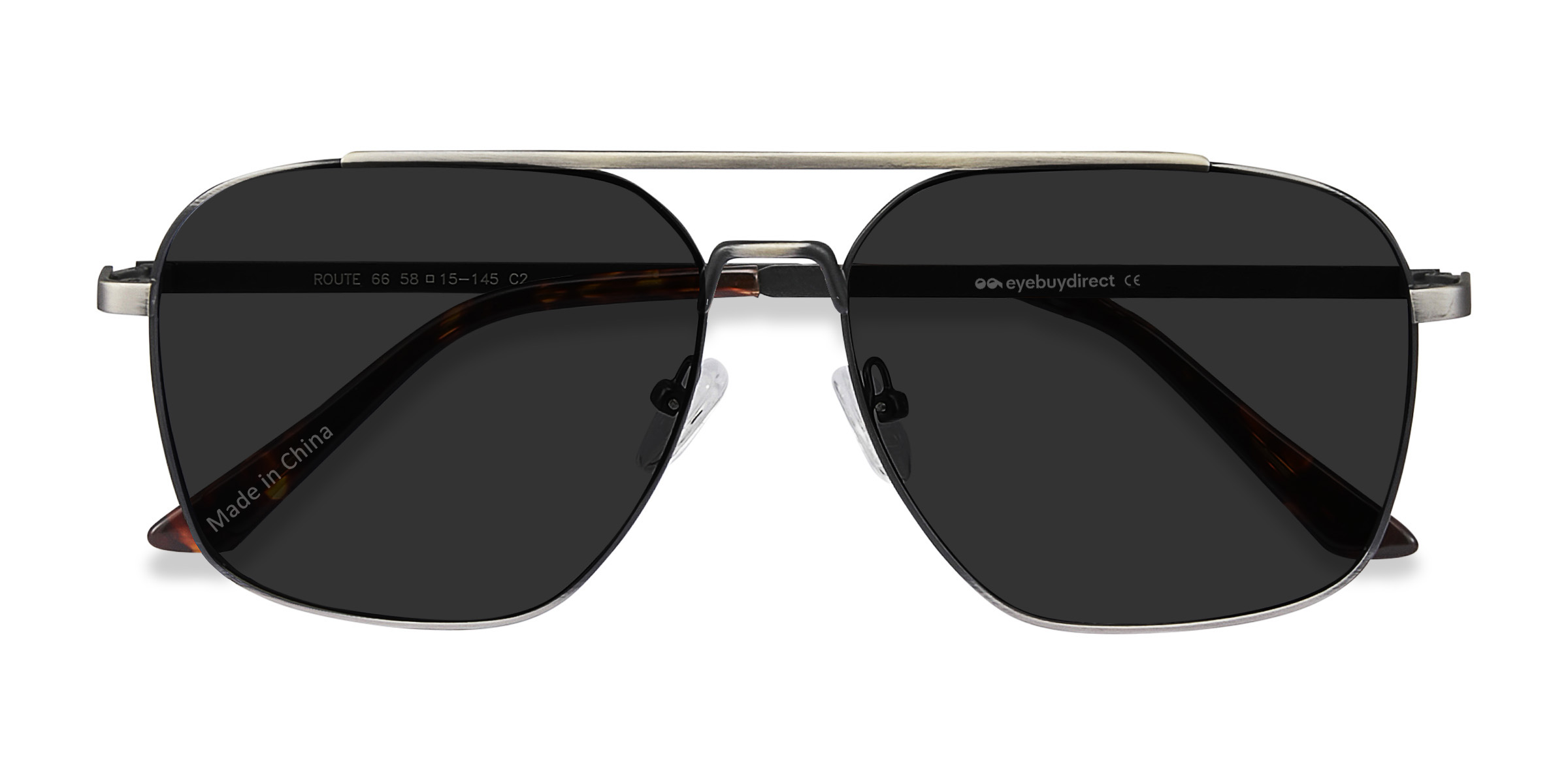 Gunmetal Route 66 -  Metal Sunglasses