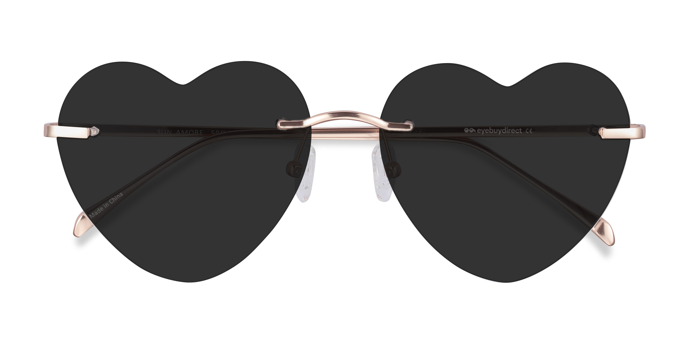 Rose Gold Sun Amore -  Metal Sunglasses
