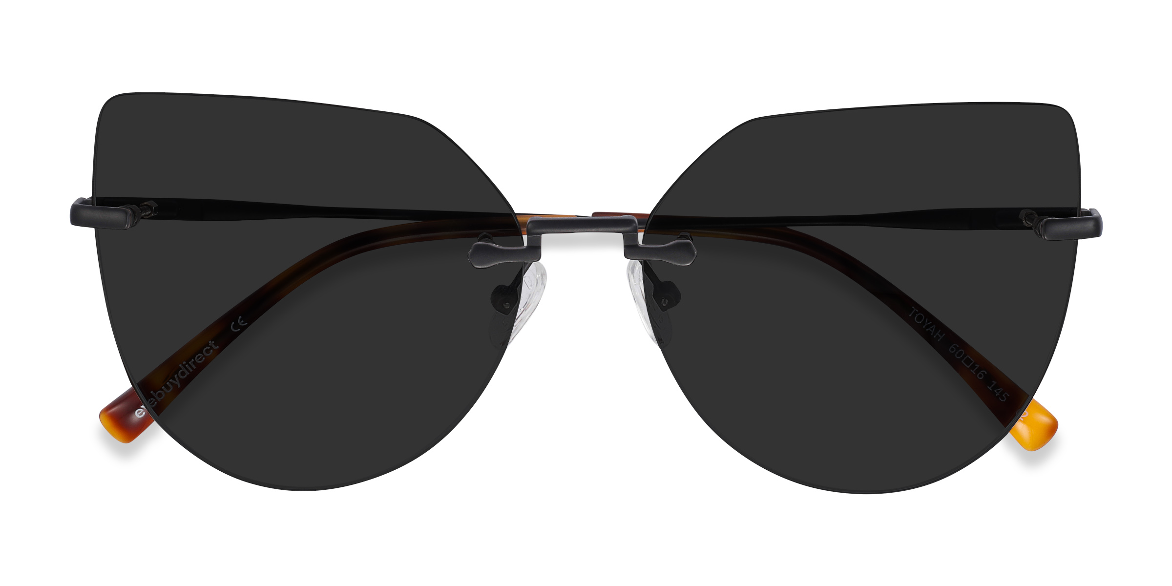 Black Toyah - Metal Sunglasses