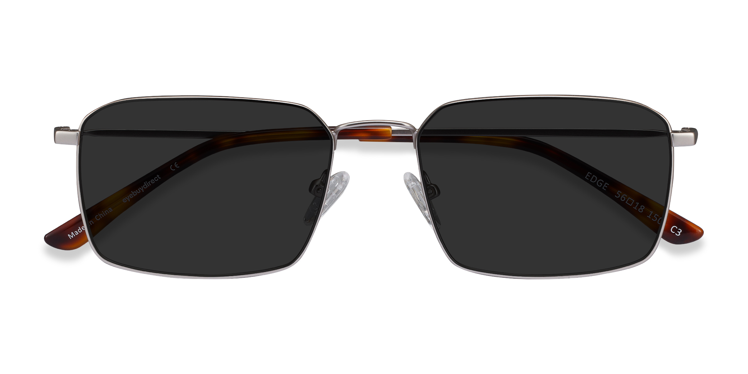 Silver Edge -  Metal Sunglasses