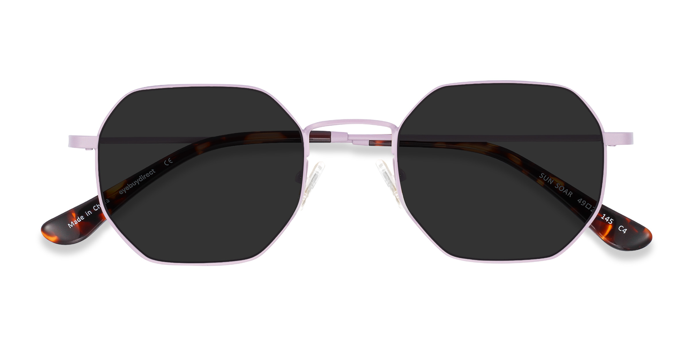 Lavender Sun Soar -  Metal Sunglasses