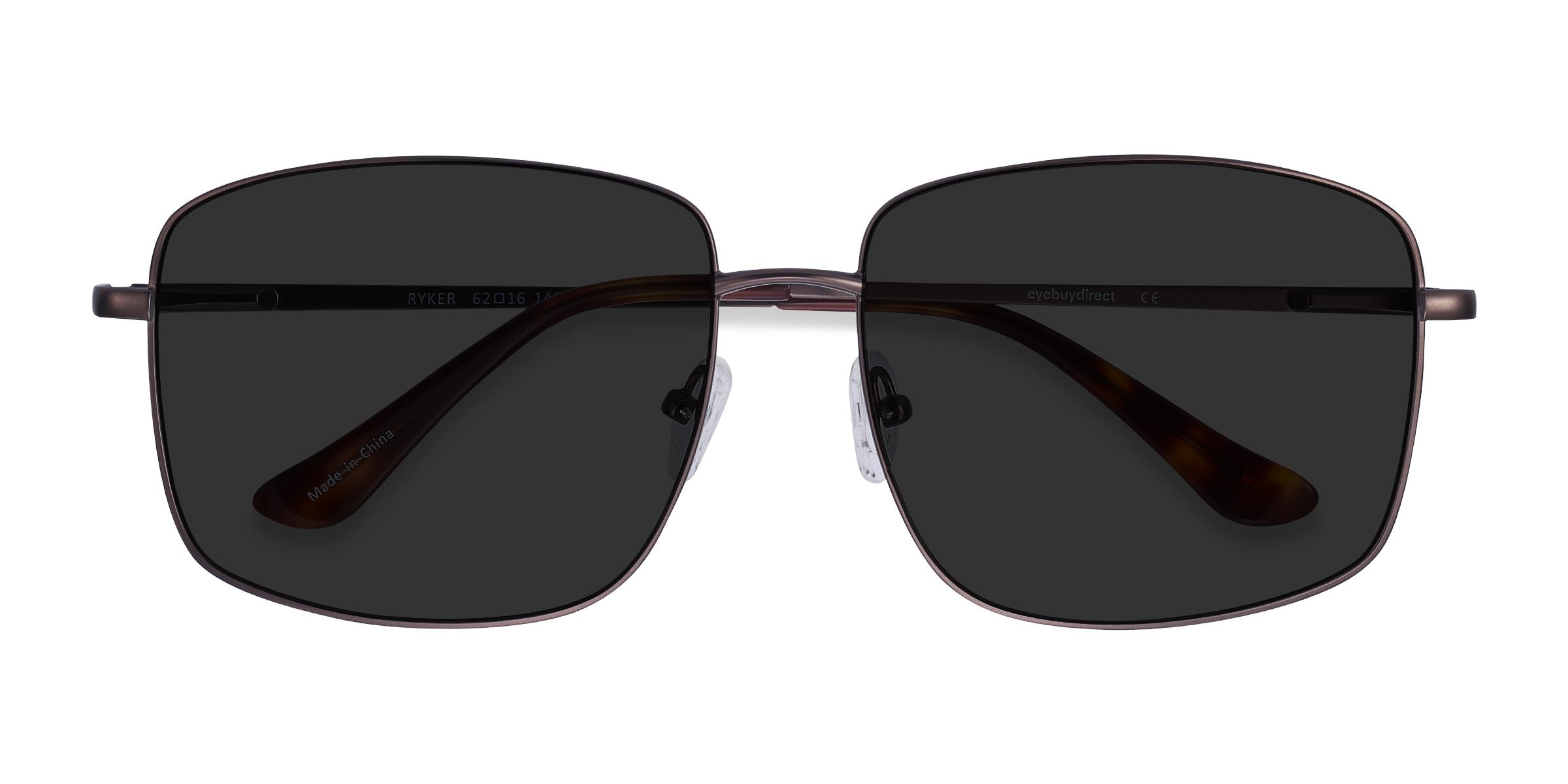 Coffee Ryker -  Metal Sunglasses