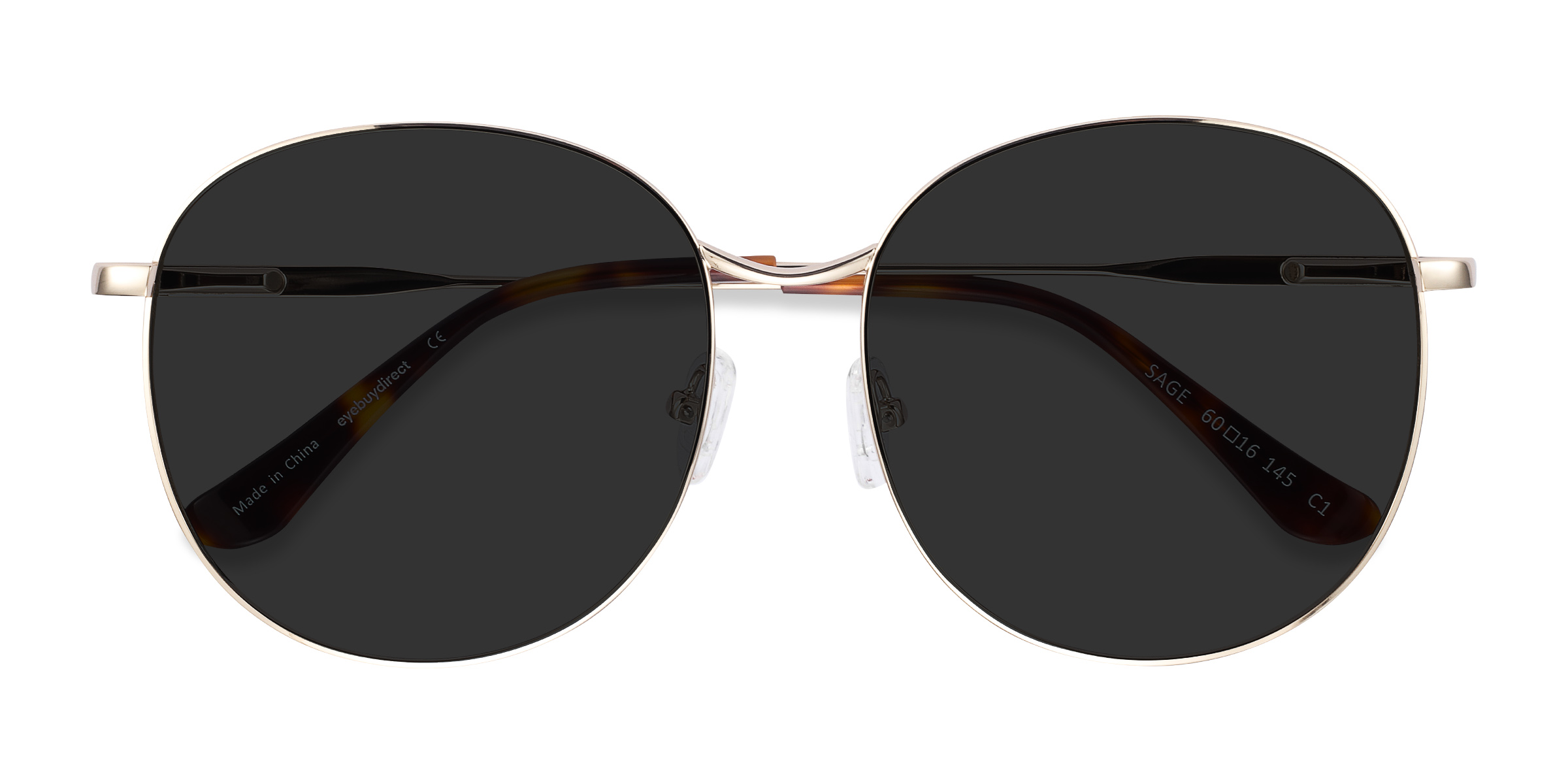 Doré Sage -  Métal Lunettes de soleil