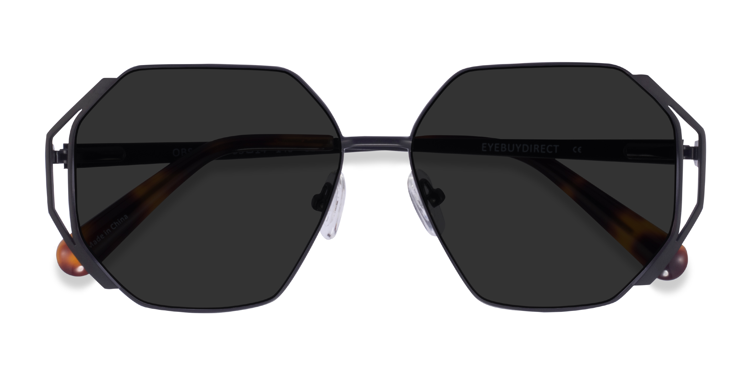 Matte Black Obscura -  Metal Sunglasses