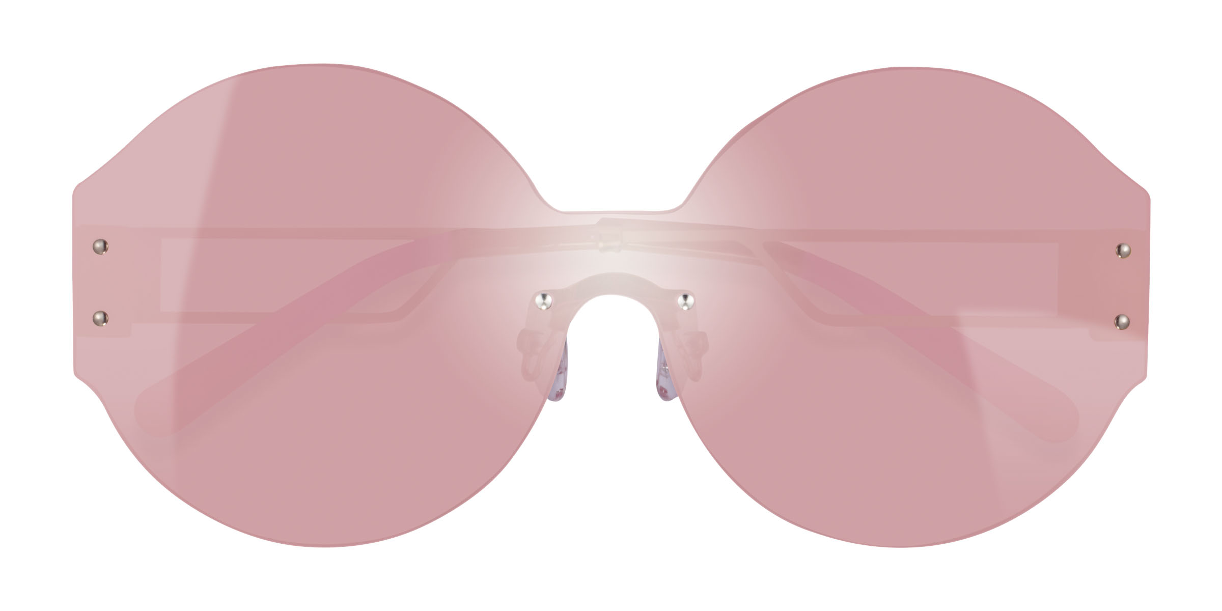 Matte Rose Gold Bios -  Métal Lunettes de soleil