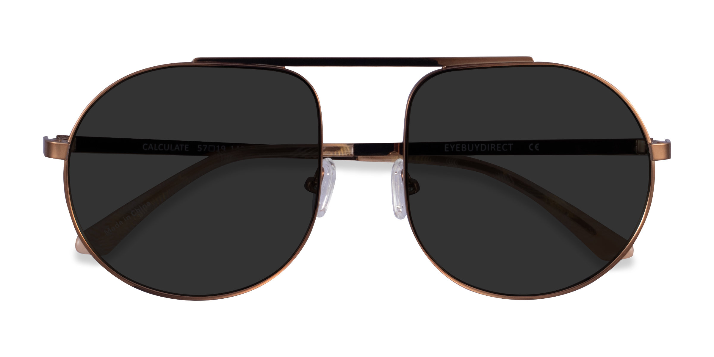 Bronze Calculate -  Metal Sunglasses