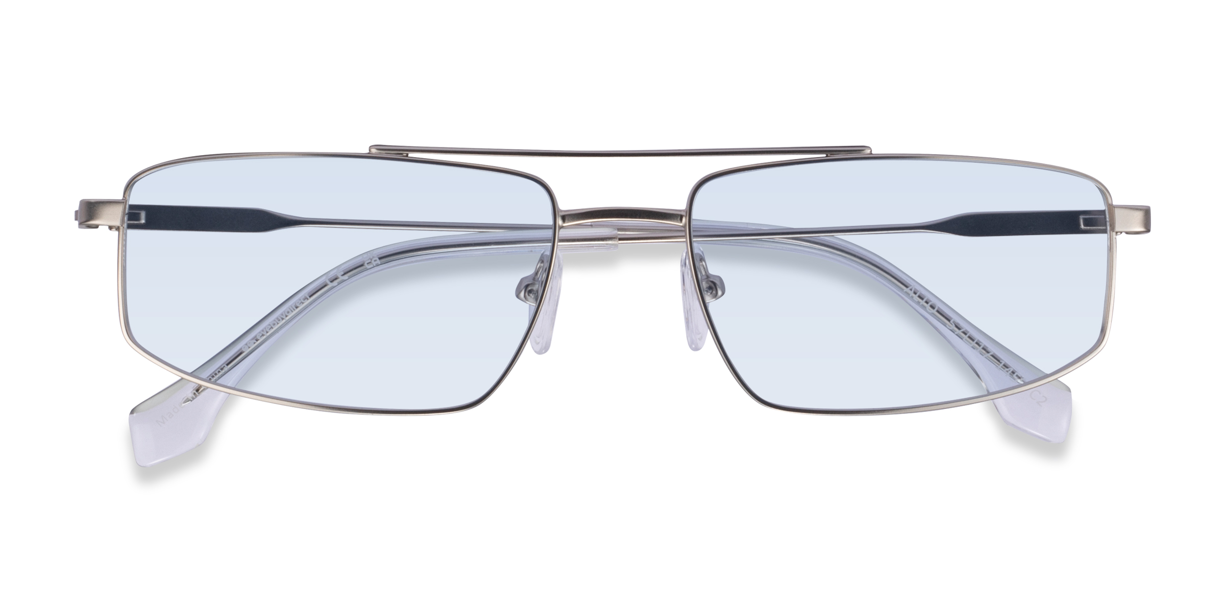 Matt Silver Alto -  Métal Lunettes de soleil