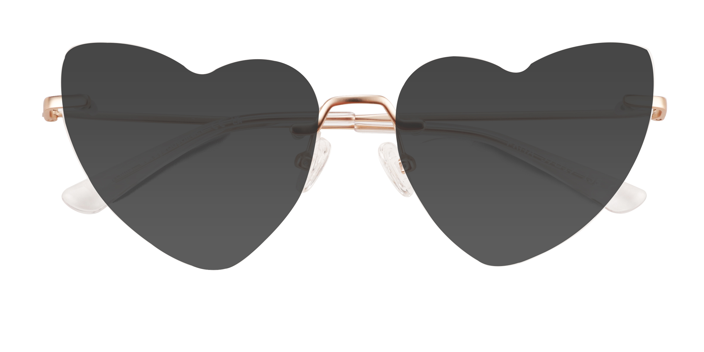 Matte Rose Gold Priya -  Métal Lunettes de soleil