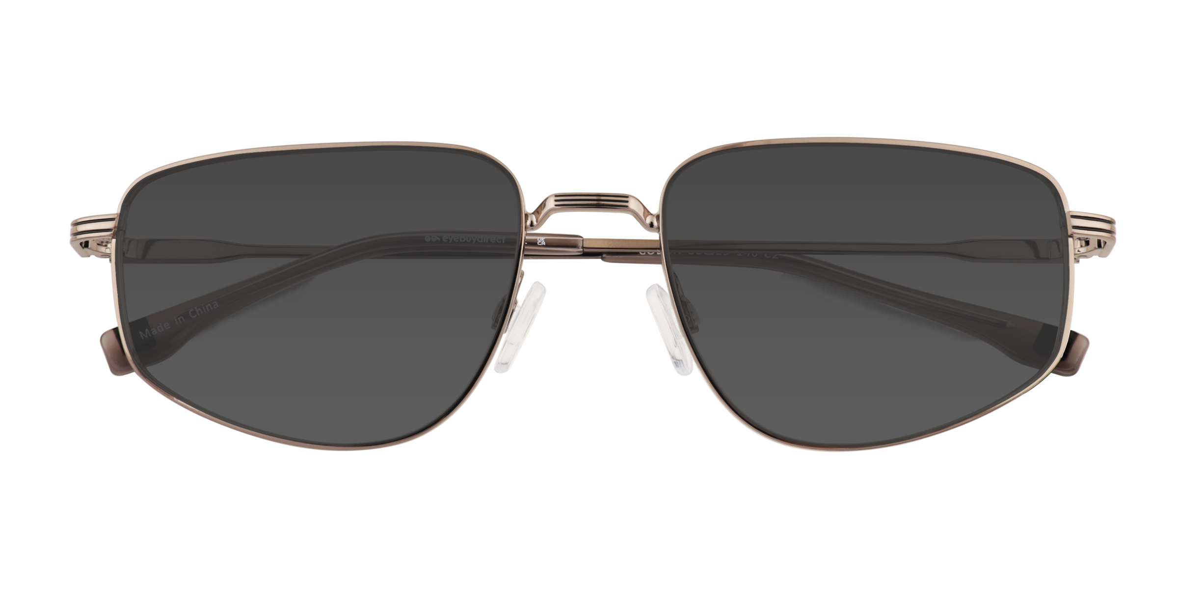 Light Brown Collin -  Métal Lunettes de soleil