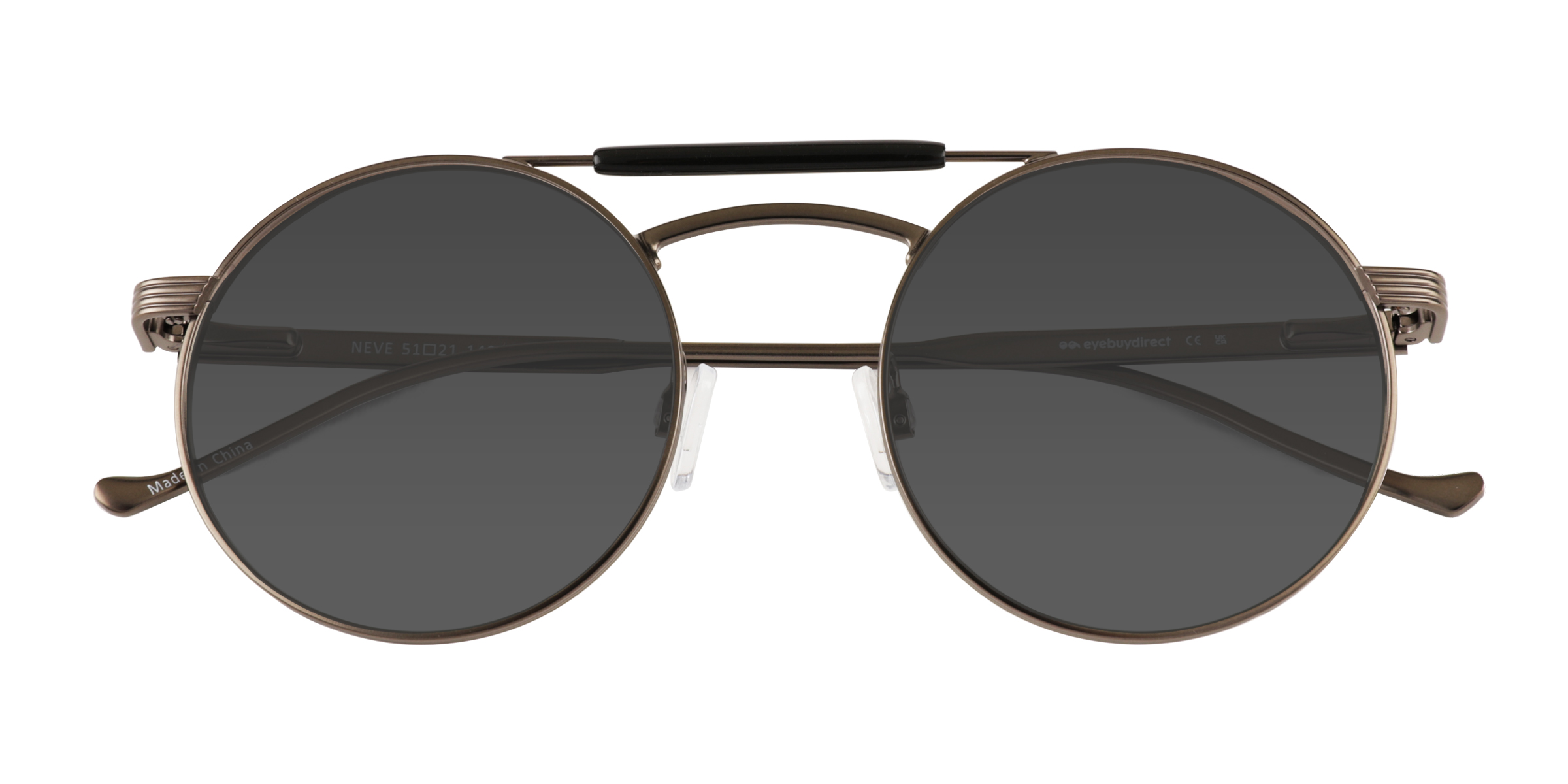 Black Gunmetal Neve -  Metal Sunglasses