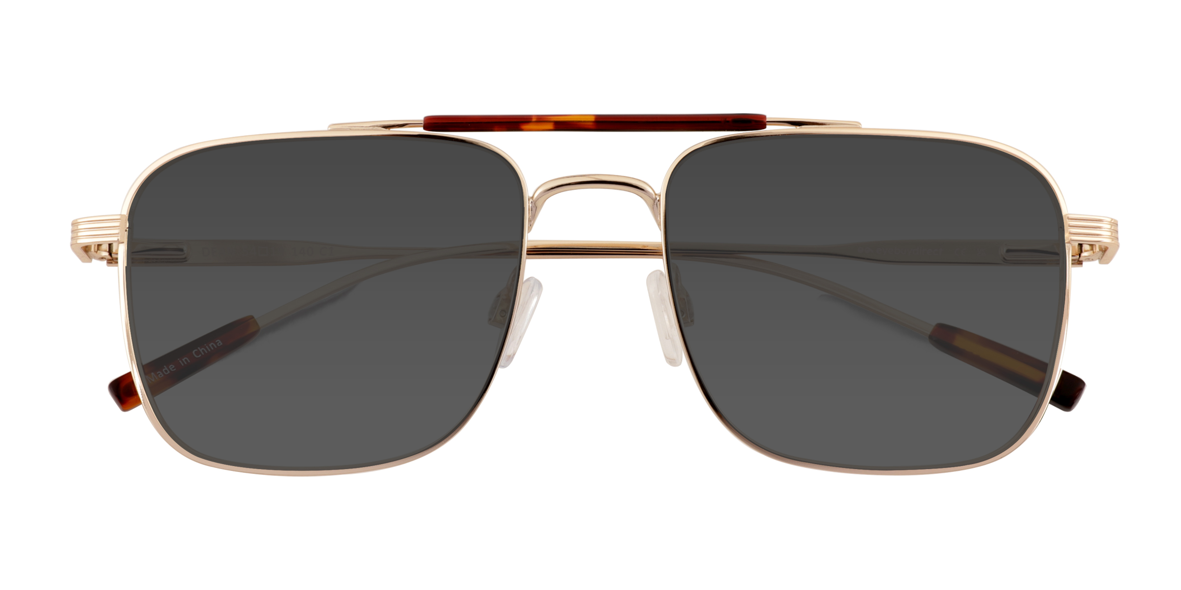 Tortoise Gold Dean -  Metal Sunglasses