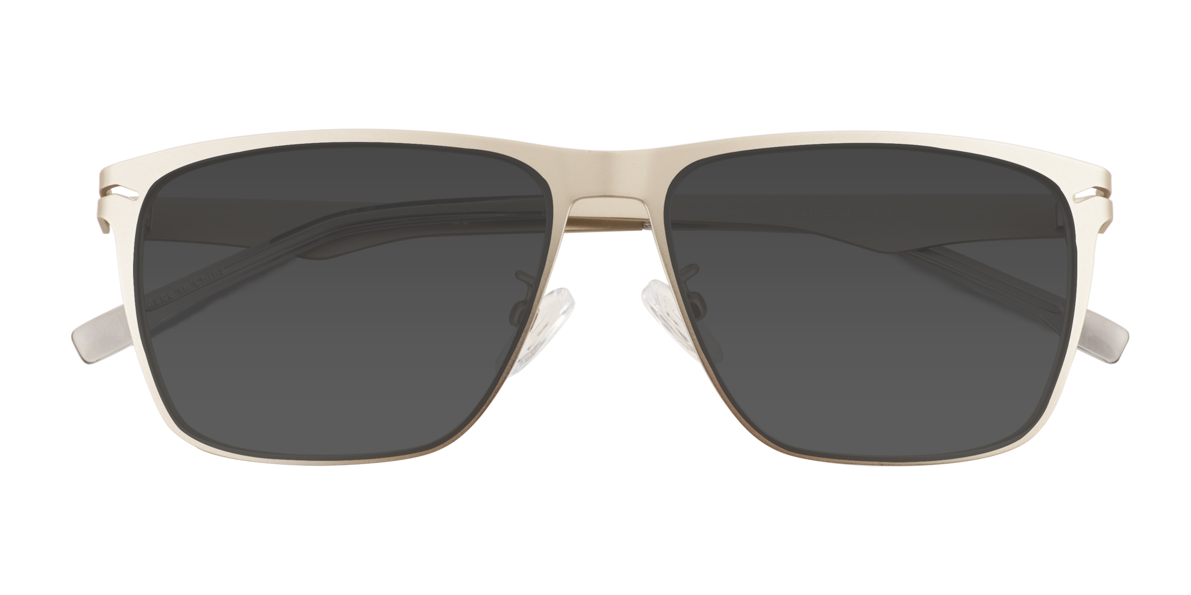 Matte Silver Geoff -  Metal Sunglasses