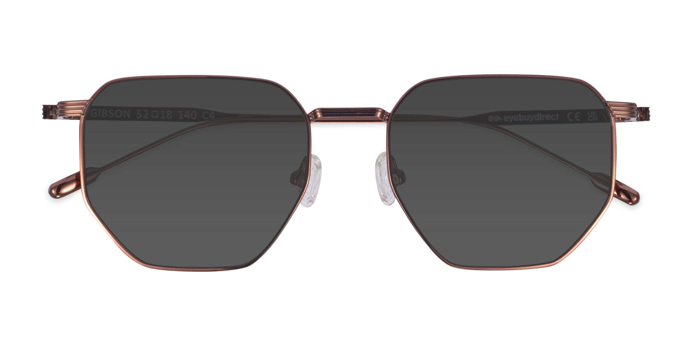 Brown Gibson -  Metal Sunglasses