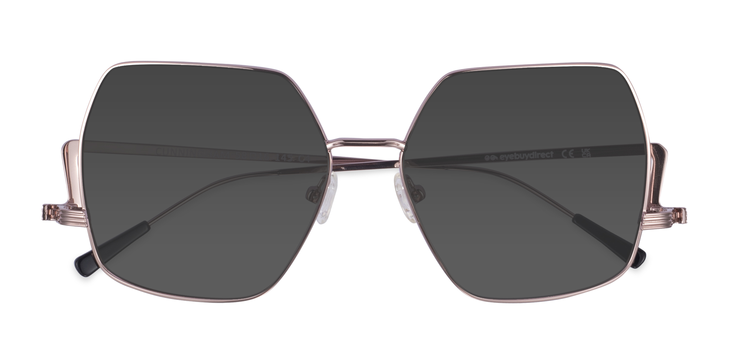 Rose Gold Cunningham -  Metal Sunglasses