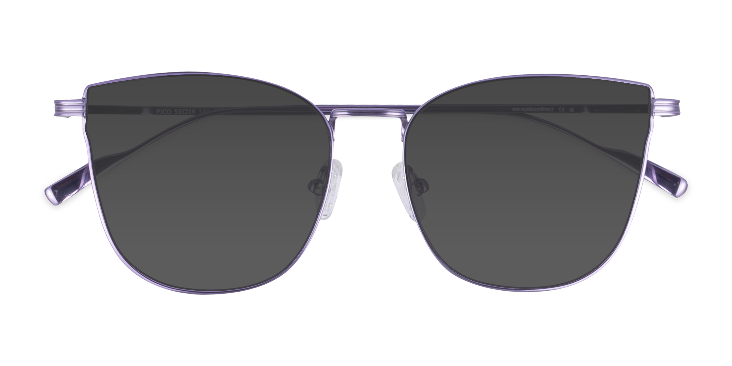 Purple Pico -  Titanium Sunglasses