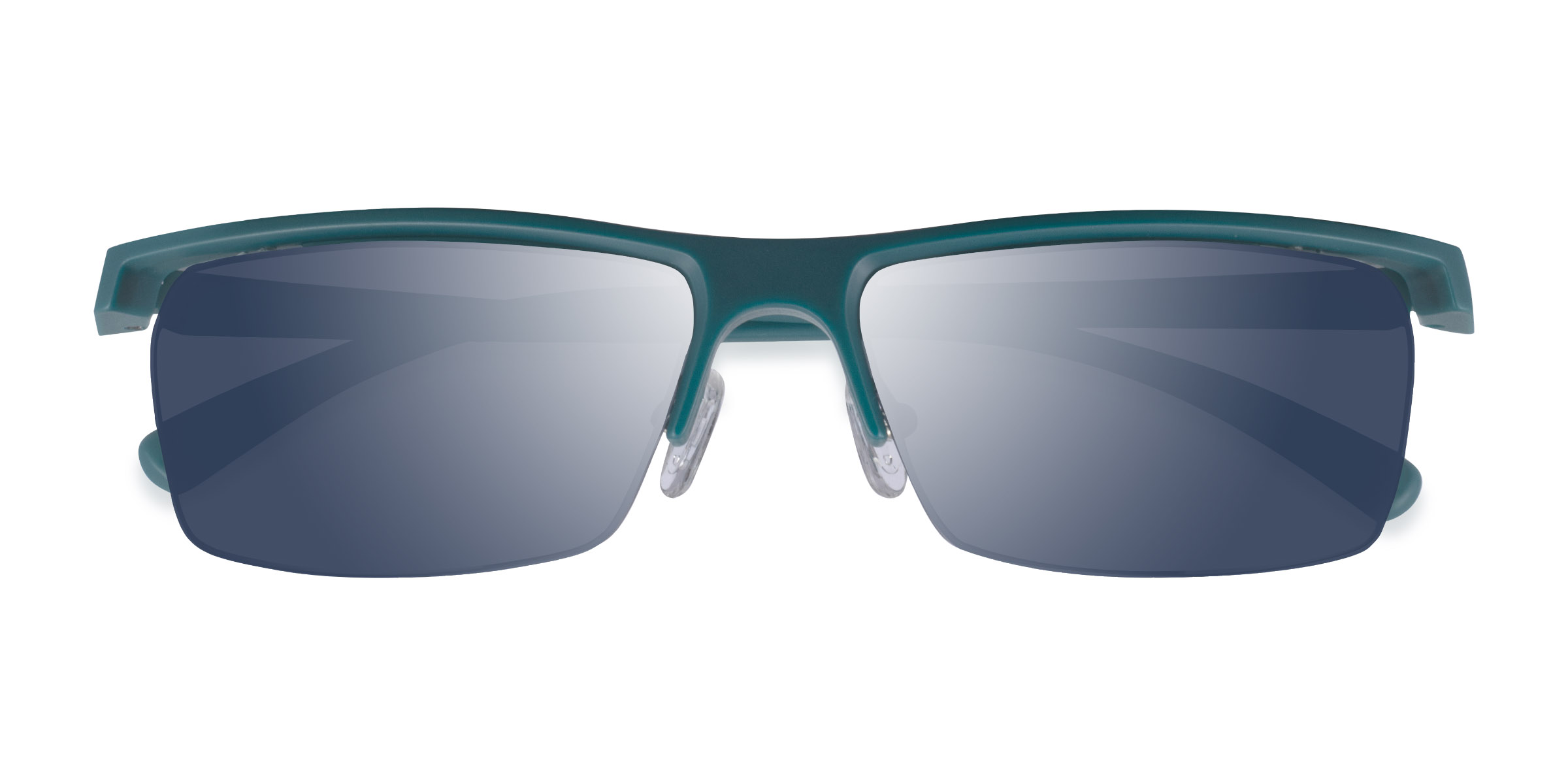 Matte Teal Turnover -  Plastic Sunglasses