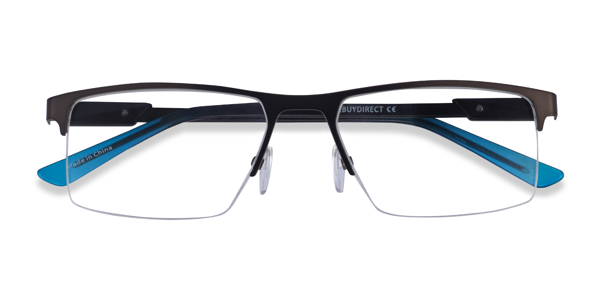 Brown  Blue Interception -  Métal Lunettes de vue