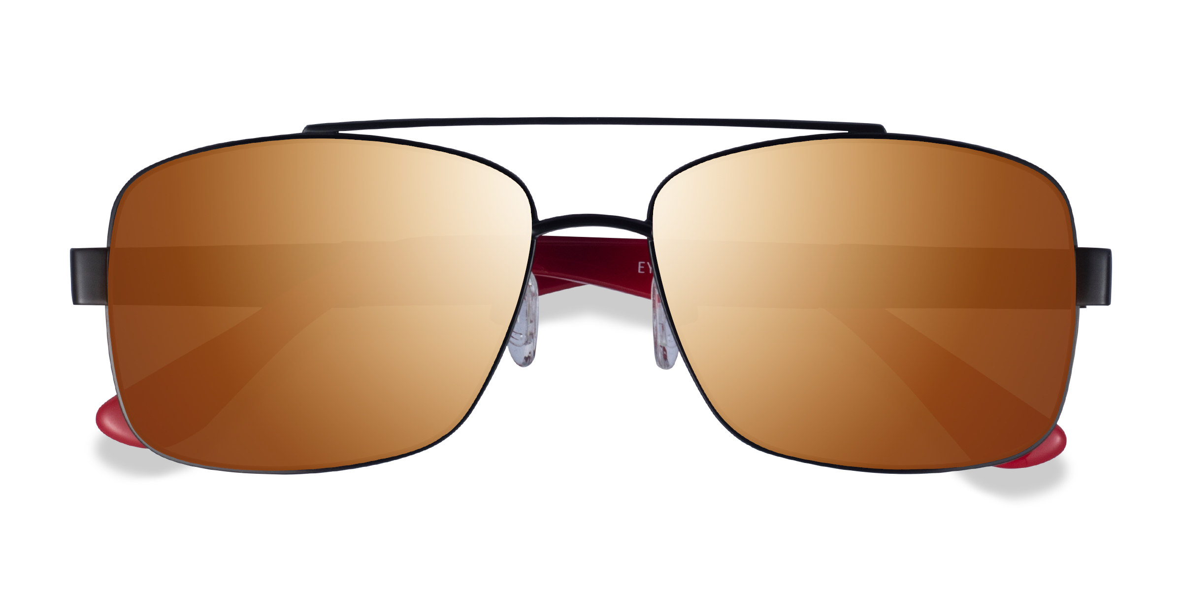 Black Red Center -  Métal Lunettes de soleil