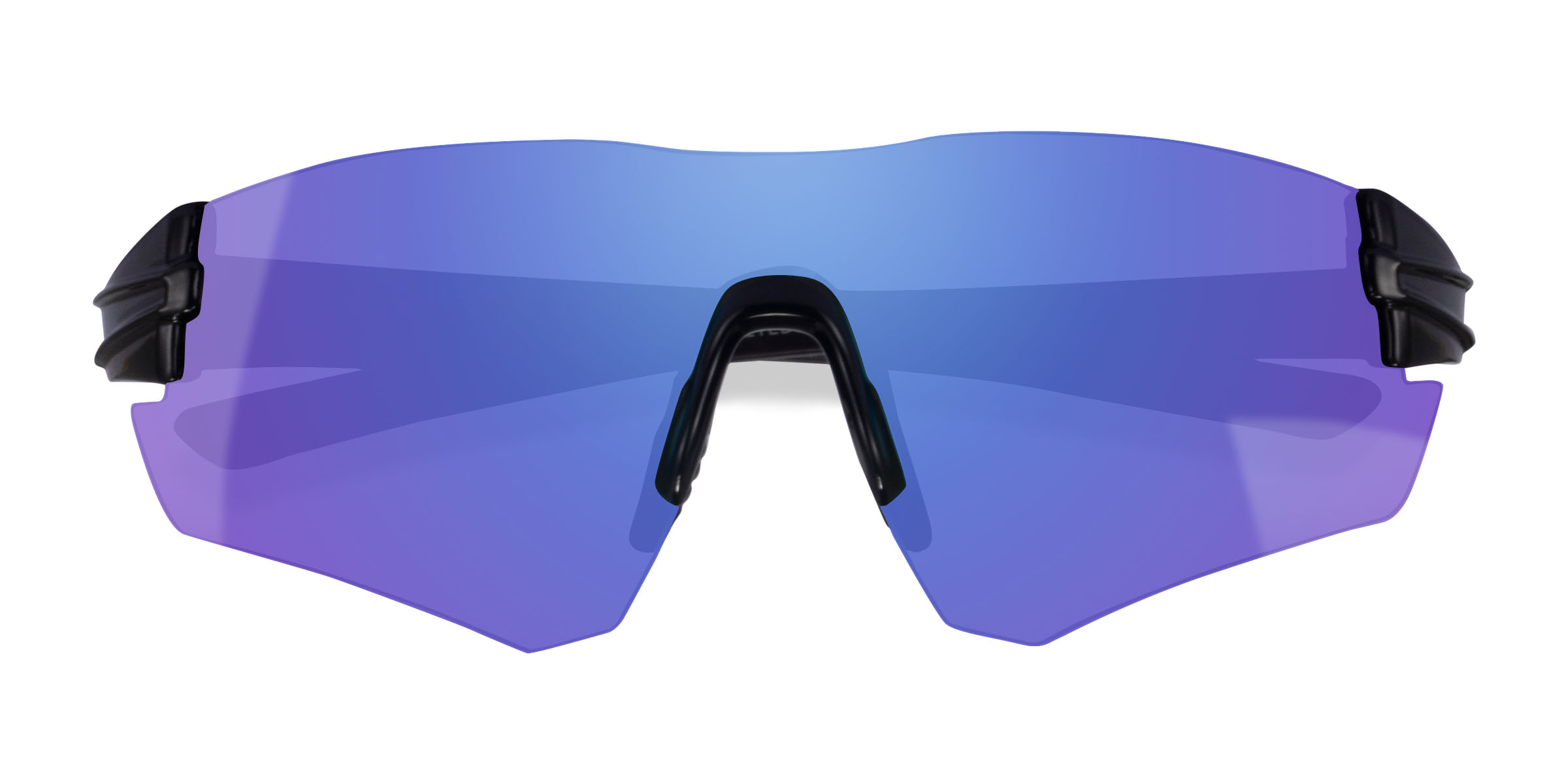 Noir Tourney -  Plastique Lunettes de soleil