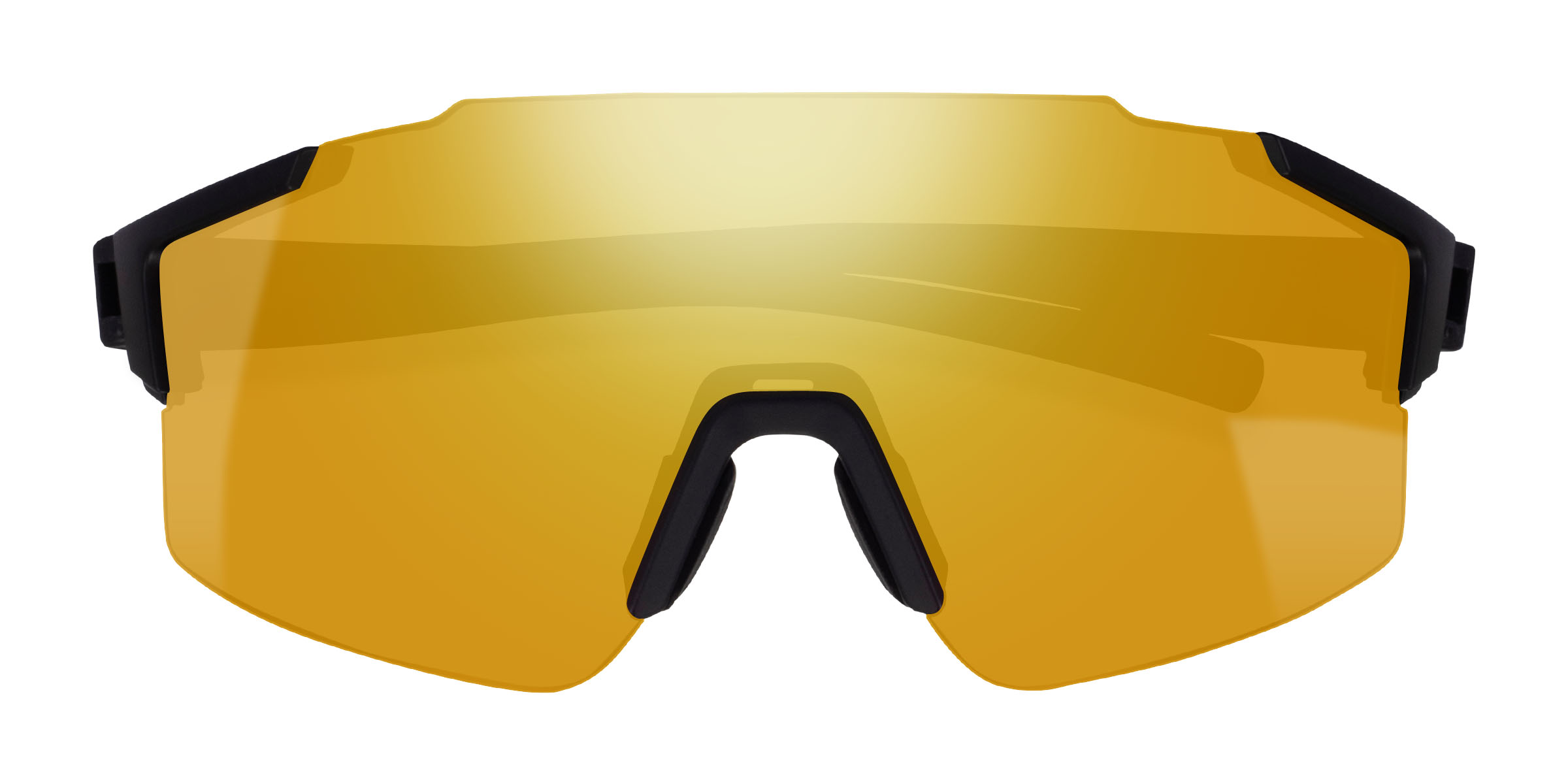 Noir Combat -  Plastique Lunettes de soleil